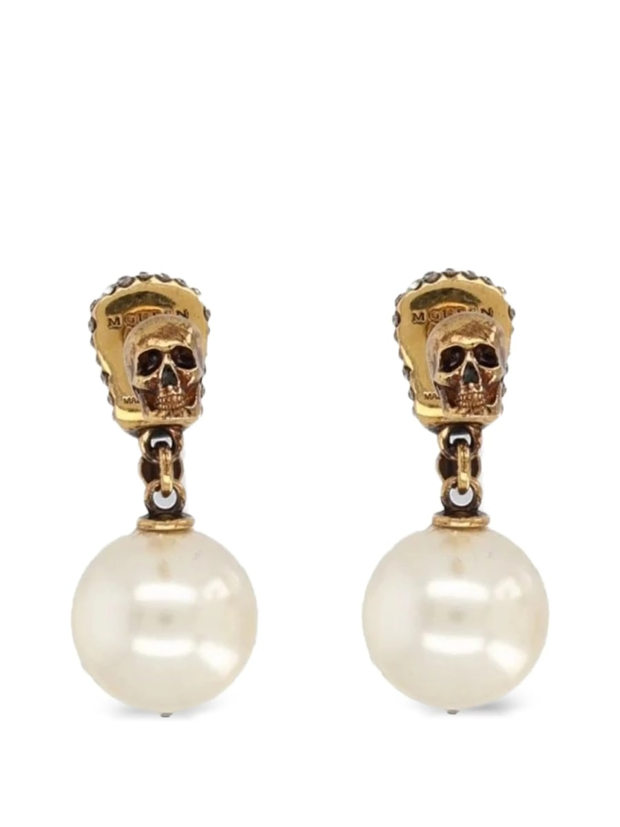 Alexander McQueen Alexander Mcqueen Skull Earrings, view 4