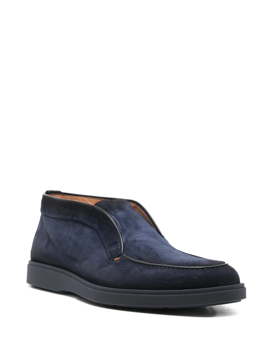 Santoni Santoni Suede Loafers, view 2