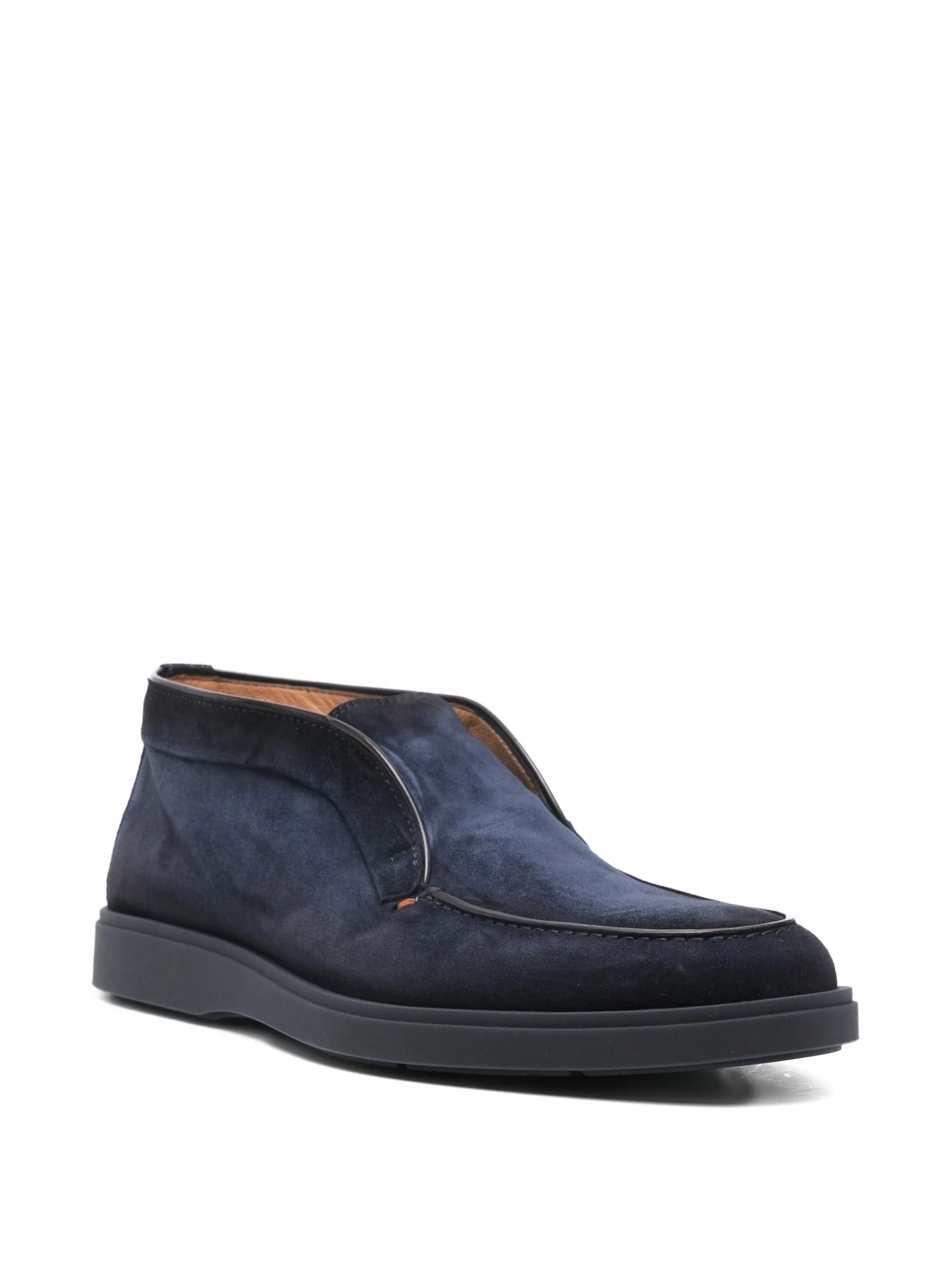 Santoni Santoni Suede Loafers, view 2