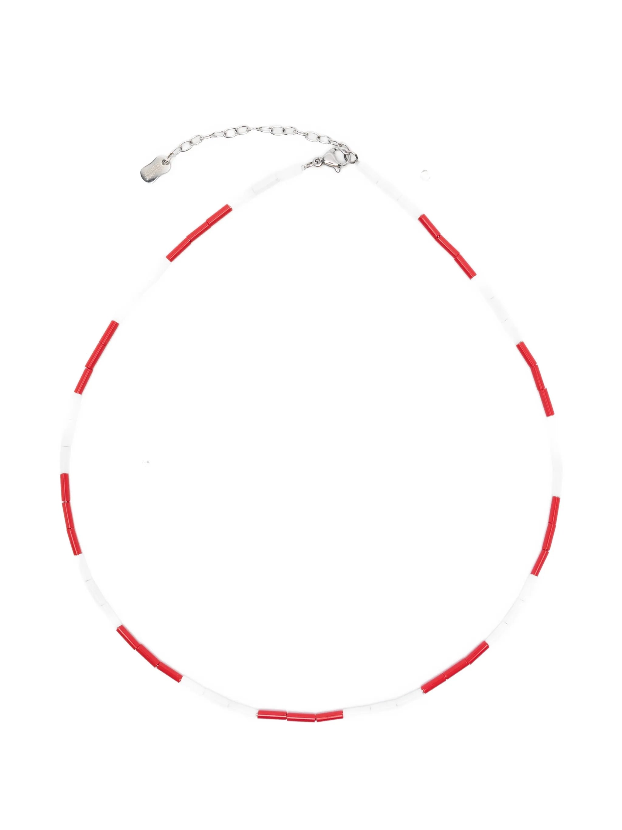 Collanine Colorate Collanine Colorate Color-block Beaded Necklace