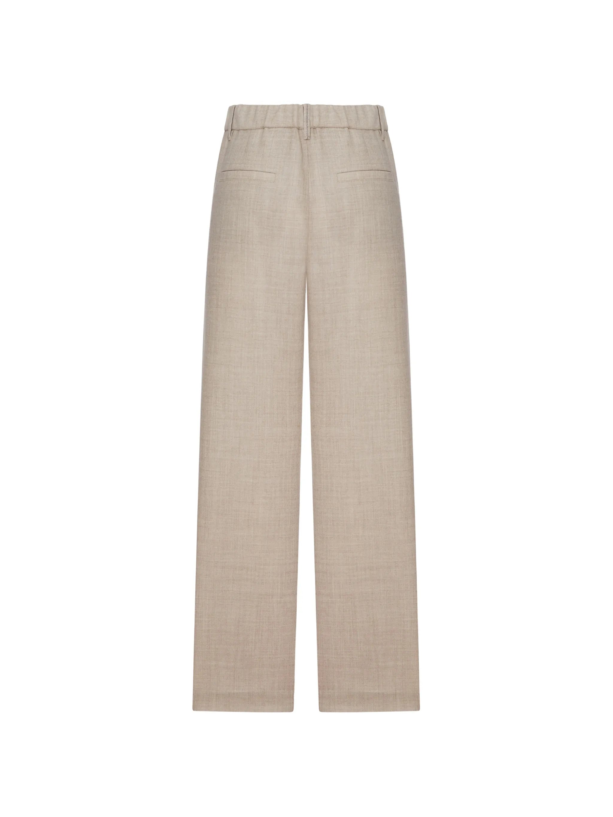 Brunello Cucinelli Brunello Cucinelli Straight-leg Cashmere Trousers, view 2