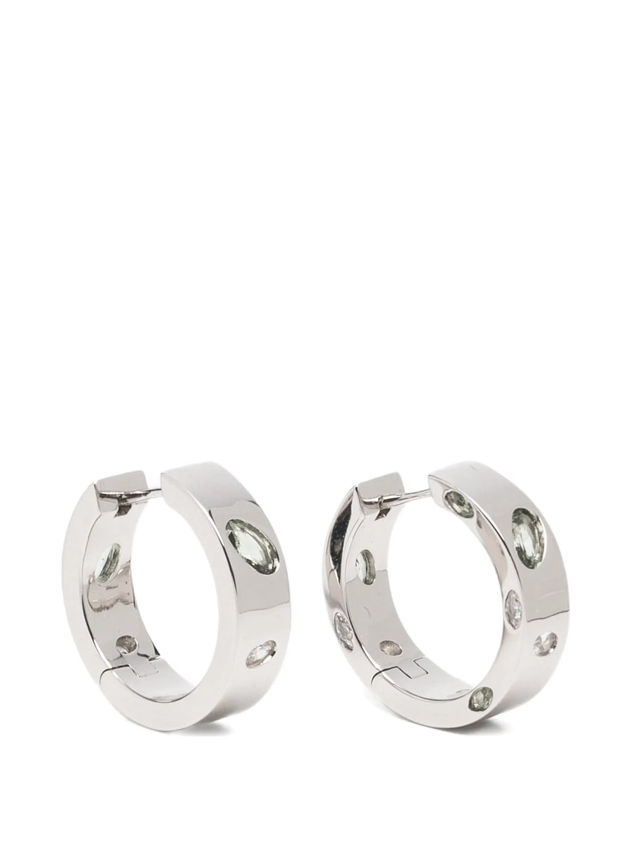 Darkai Darkai Crystal-embellished Hoop Earrings