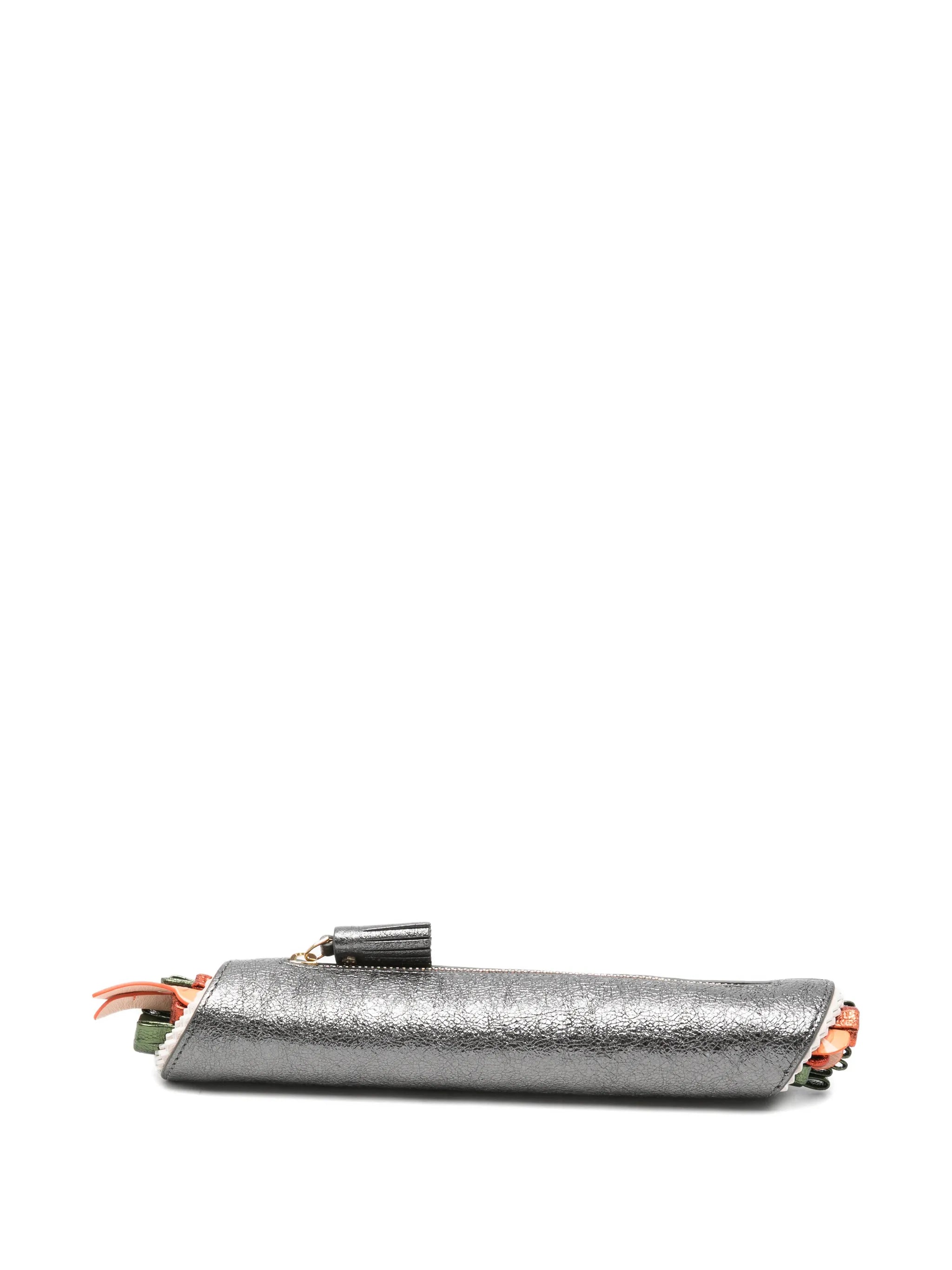 Anya Hindmarch Anya Hindmarch Metallic-effect Tassel-detail Pencil Case