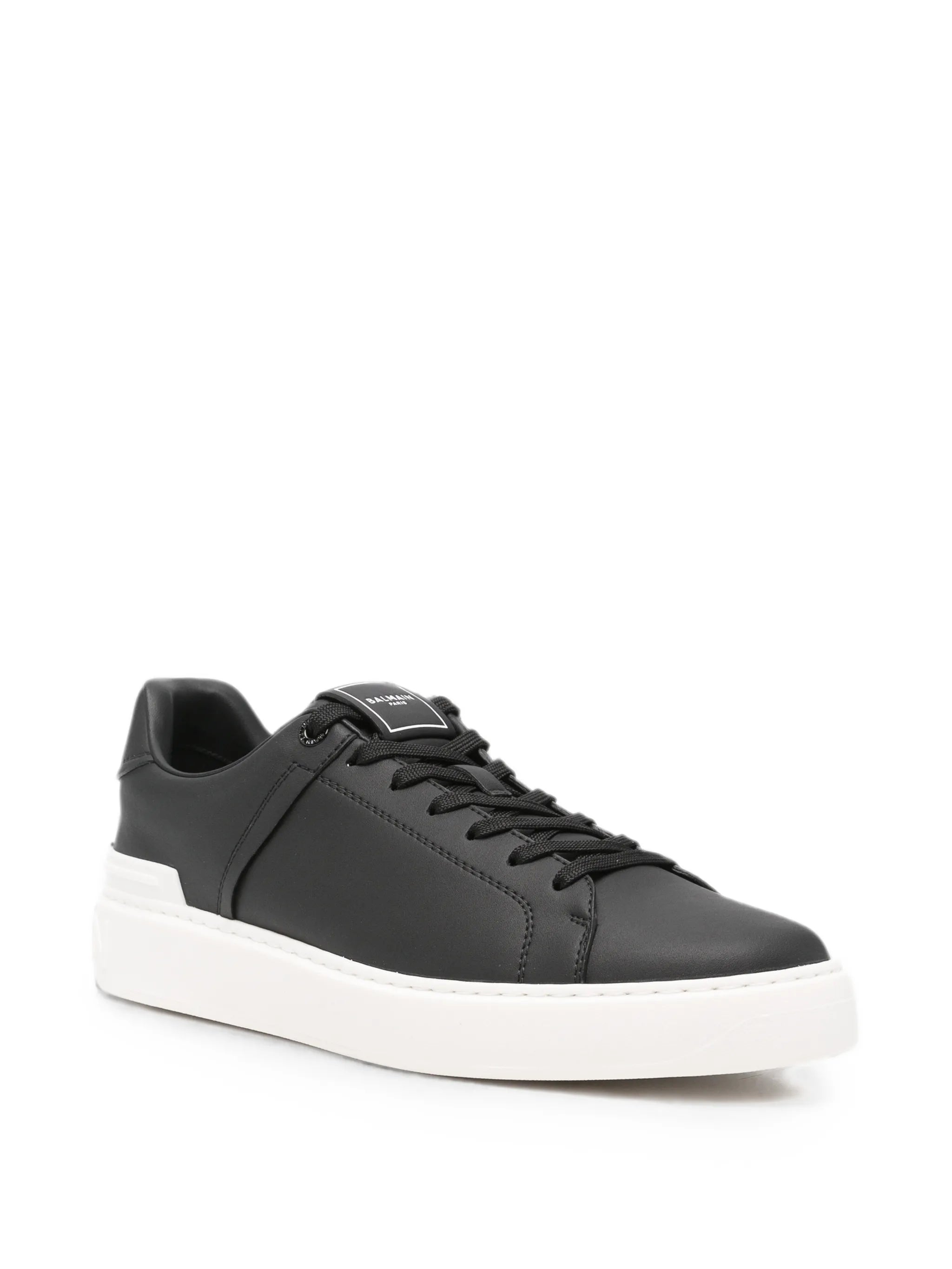 Balmain Balmain Logo-embossed Lace-up Sneakers, view 2