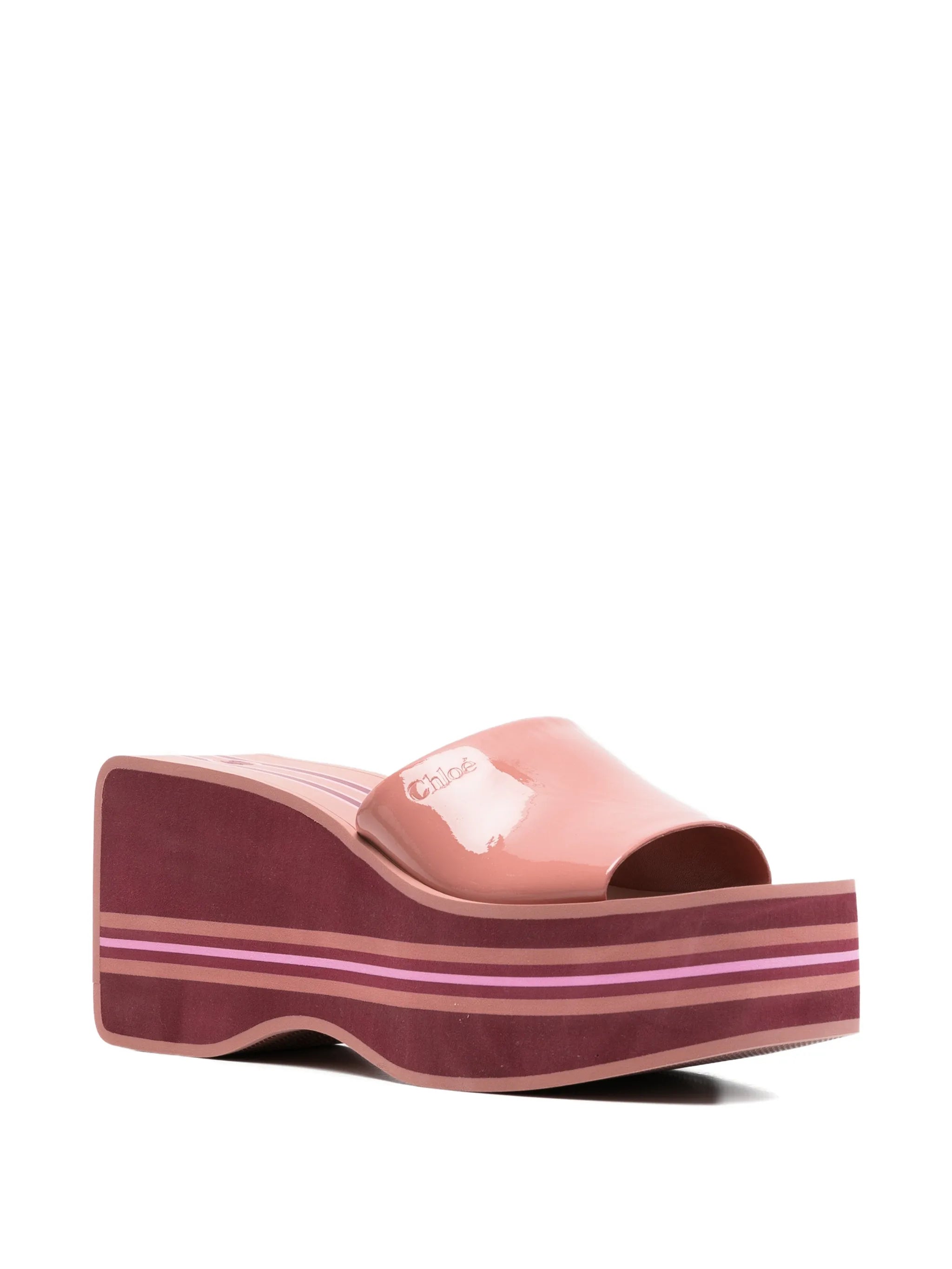 Chloé Chloé  Swimming Wedge Sandals, view 2