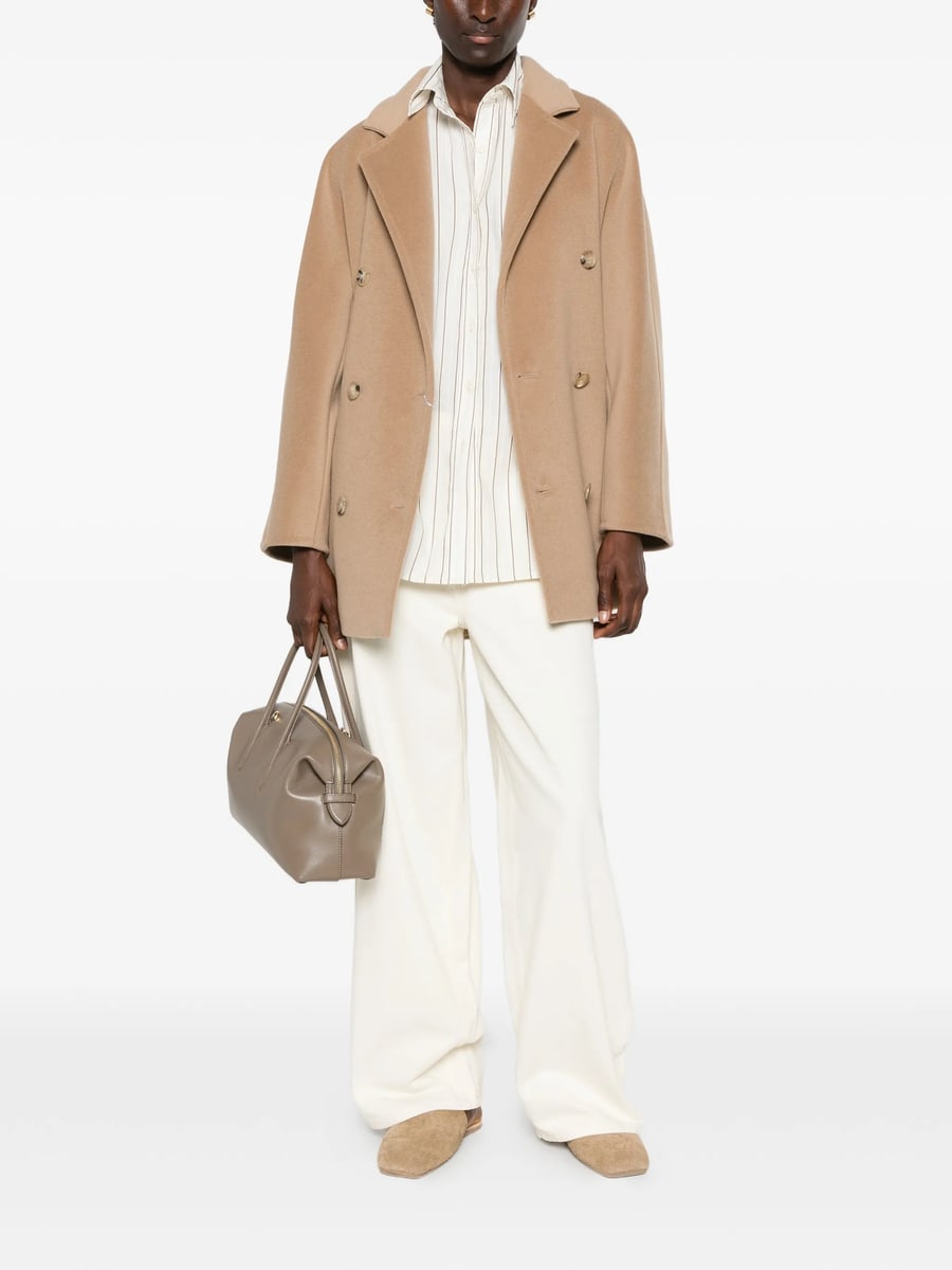 Max Mara Max Mara Double-breasted Notch-lapel Coat, view 3