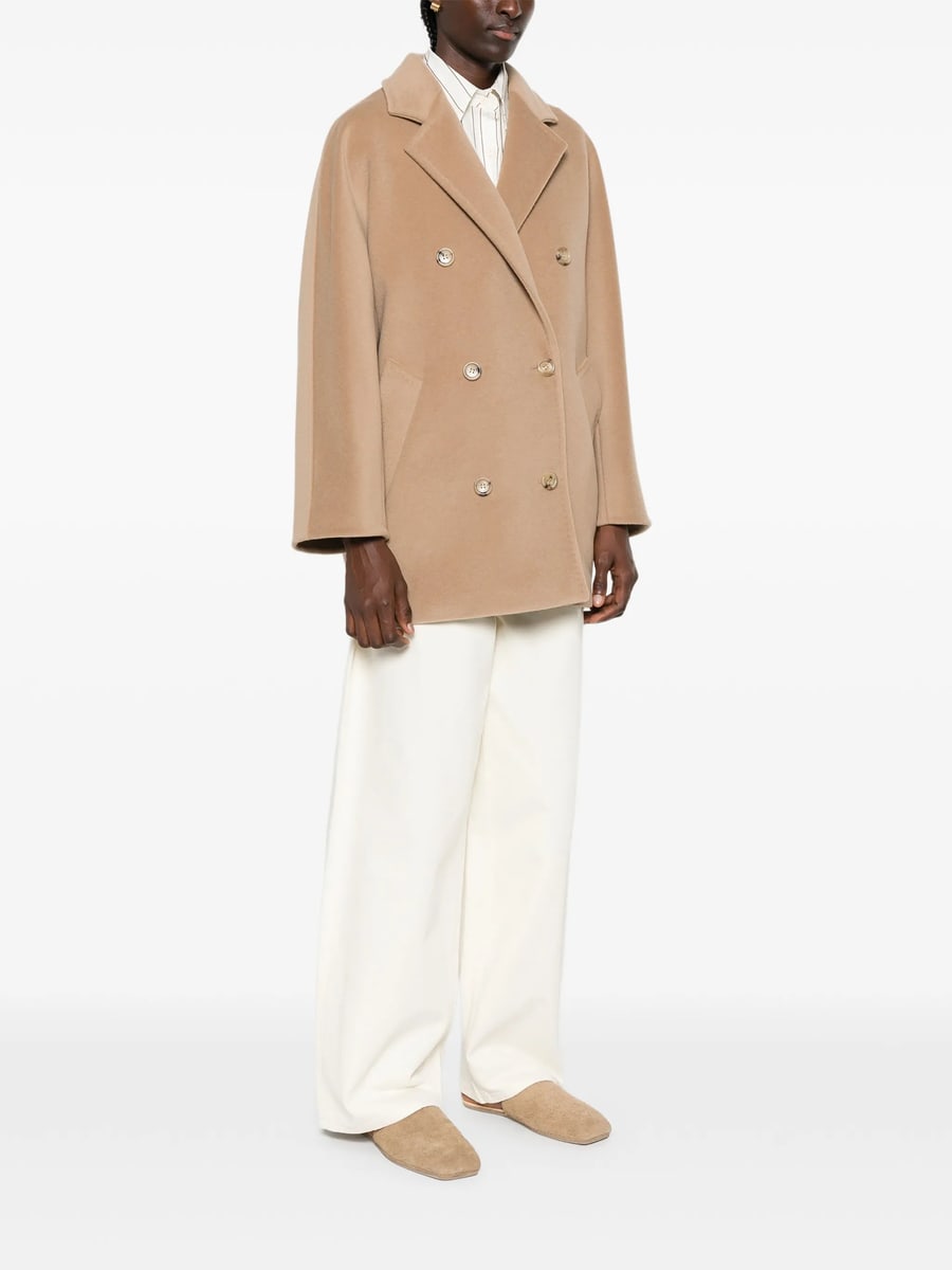 Max Mara Max Mara Double-breasted Notch-lapel Coat, view 5