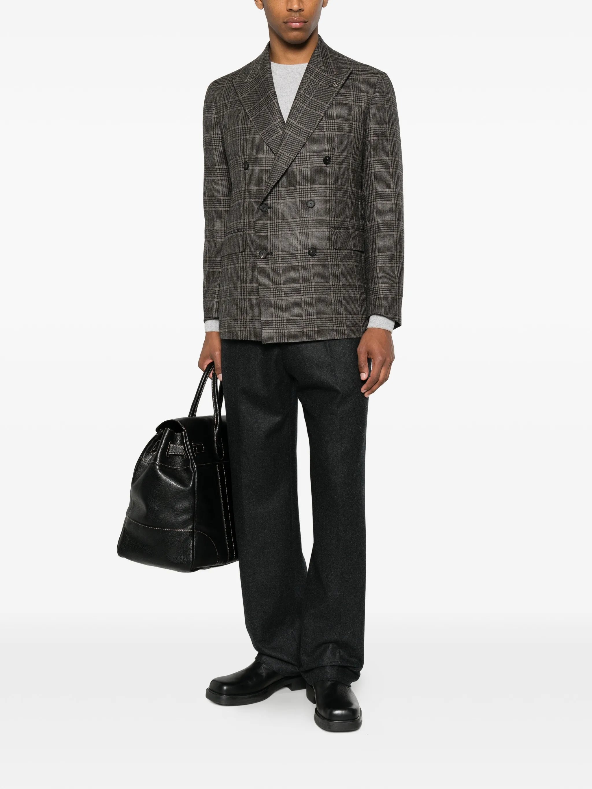 Tagliatore Tagliatore Pressed-crease Tailored Trousers, view 2