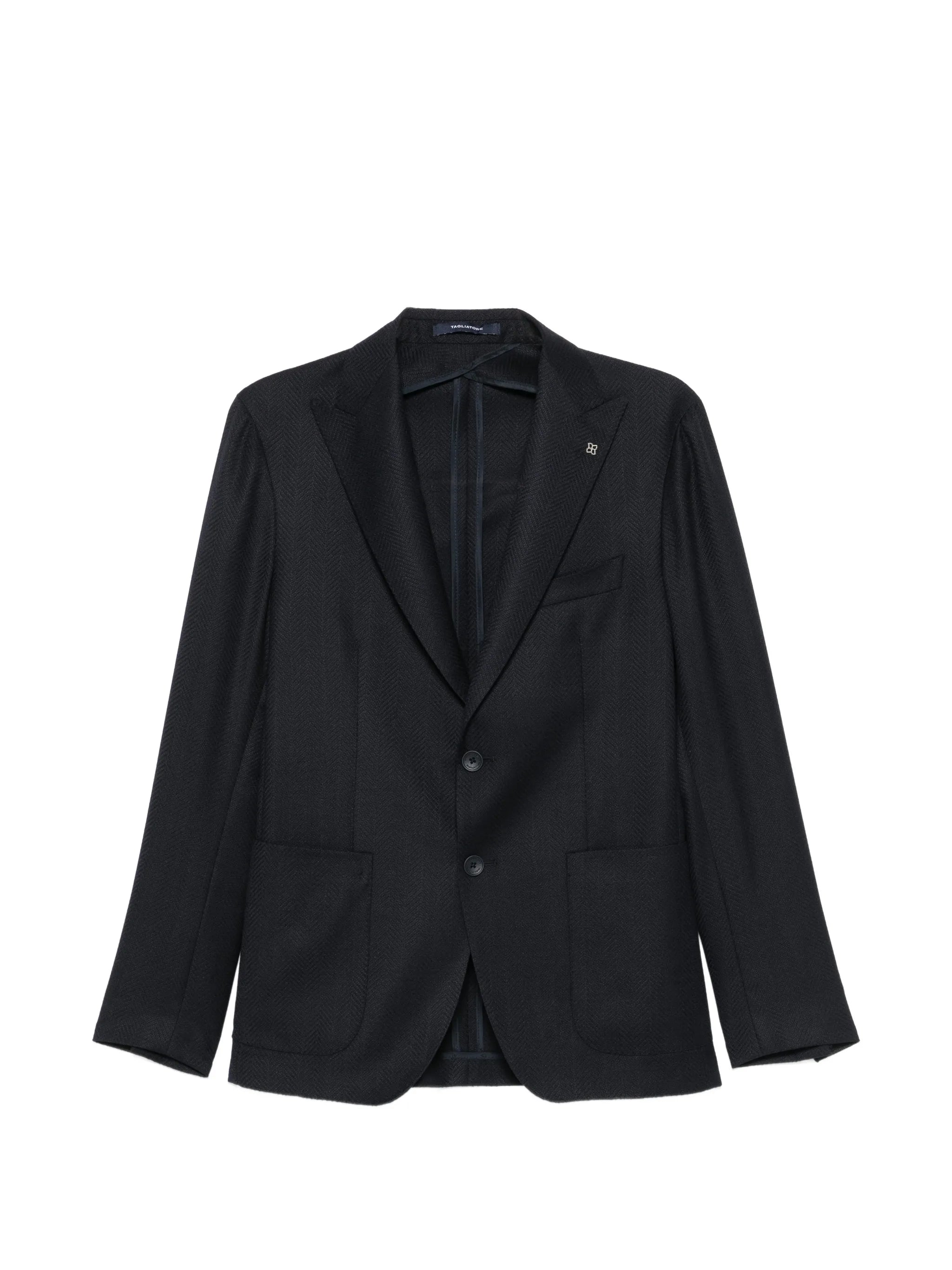 Tagliatore Tagliatore Herringbone-weave Blazer