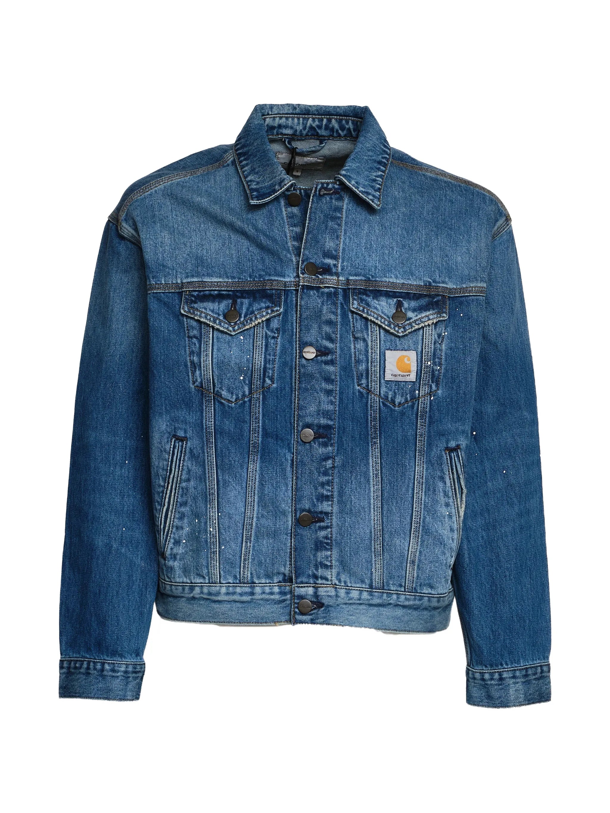 Carhartt Carhartt Helston Paint-splatter Denim Jacket