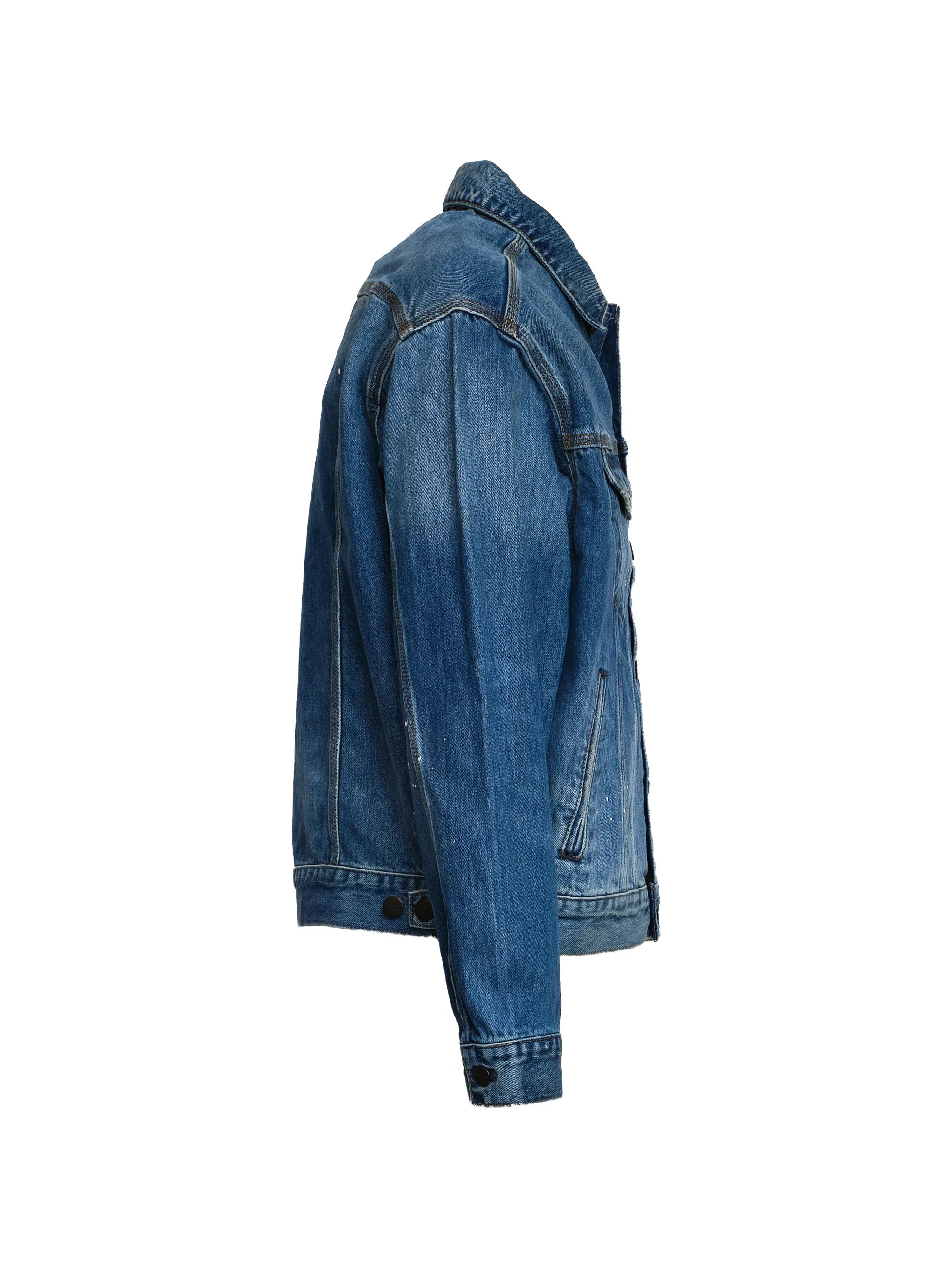 Carhartt Carhartt Helston Paint-splatter Denim Jacket, view 2