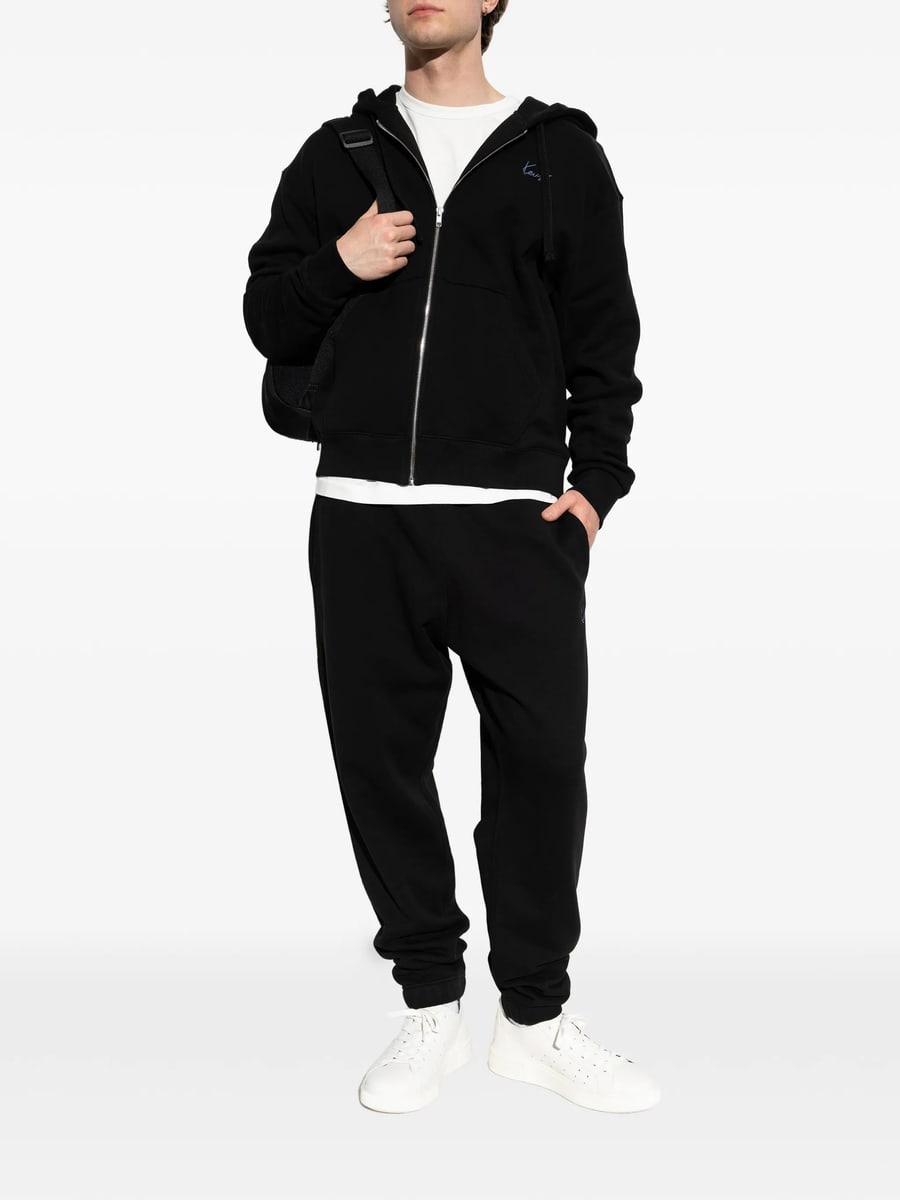 Kenzo Kenzo Logo-embroidered Zip-up Hoodie, view 5