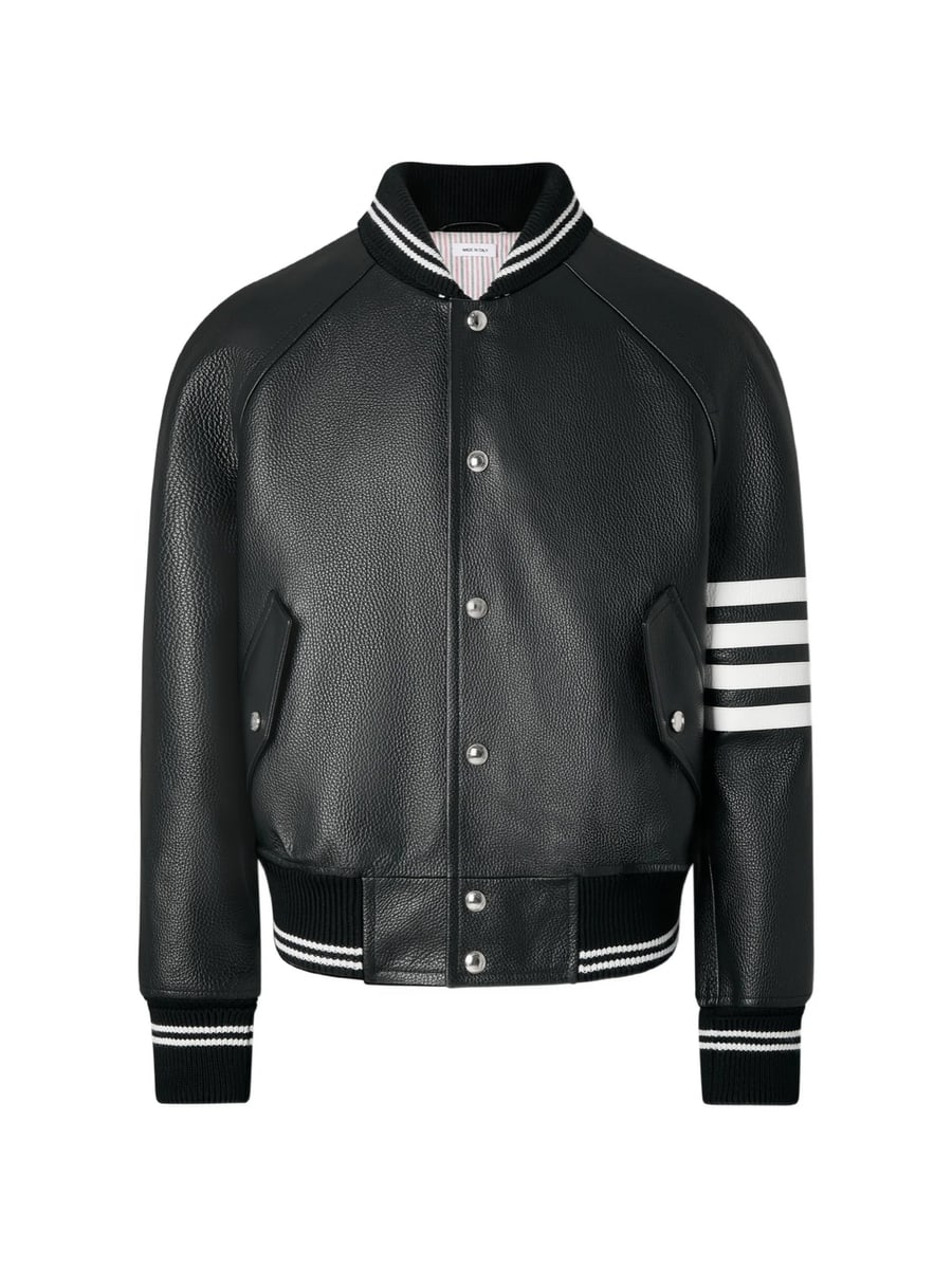 Thom Browne Thom Browne Raglan-sleeve Leather Jacket