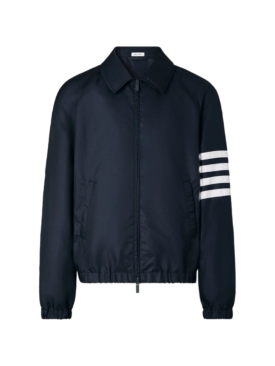 Thom Browne Thom Browne Shiny Ripstop 4-Bar Track Jacket