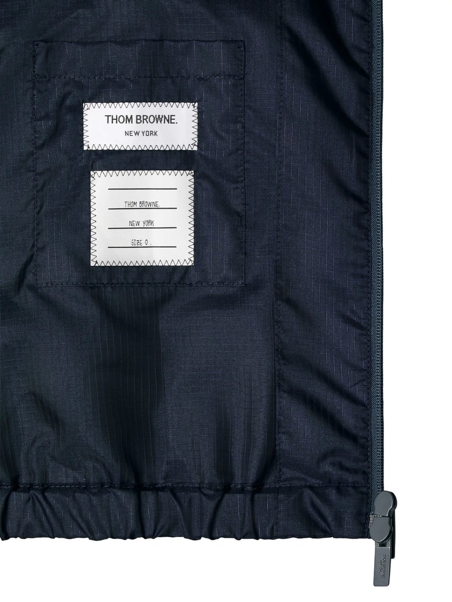 Thom Browne Thom Browne Shiny Ripstop 4-Bar Track Jacket, view 4