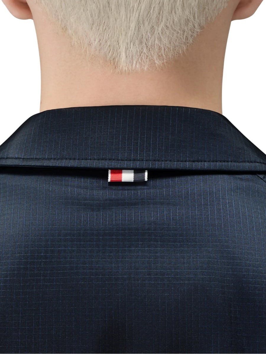 Thom Browne Thom Browne Shiny Ripstop 4-Bar Track Jacket, view 5