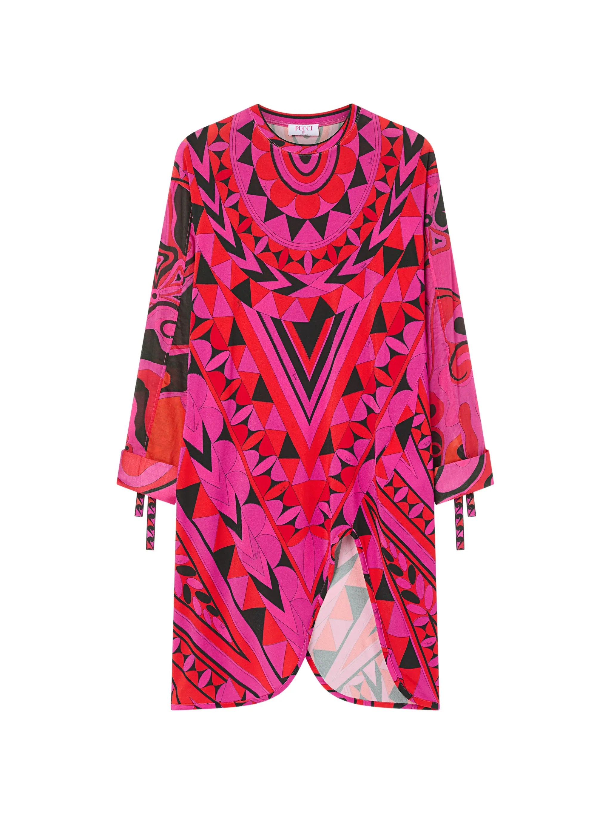 Pucci Pucci Manuba-print Long-sleeved Dress