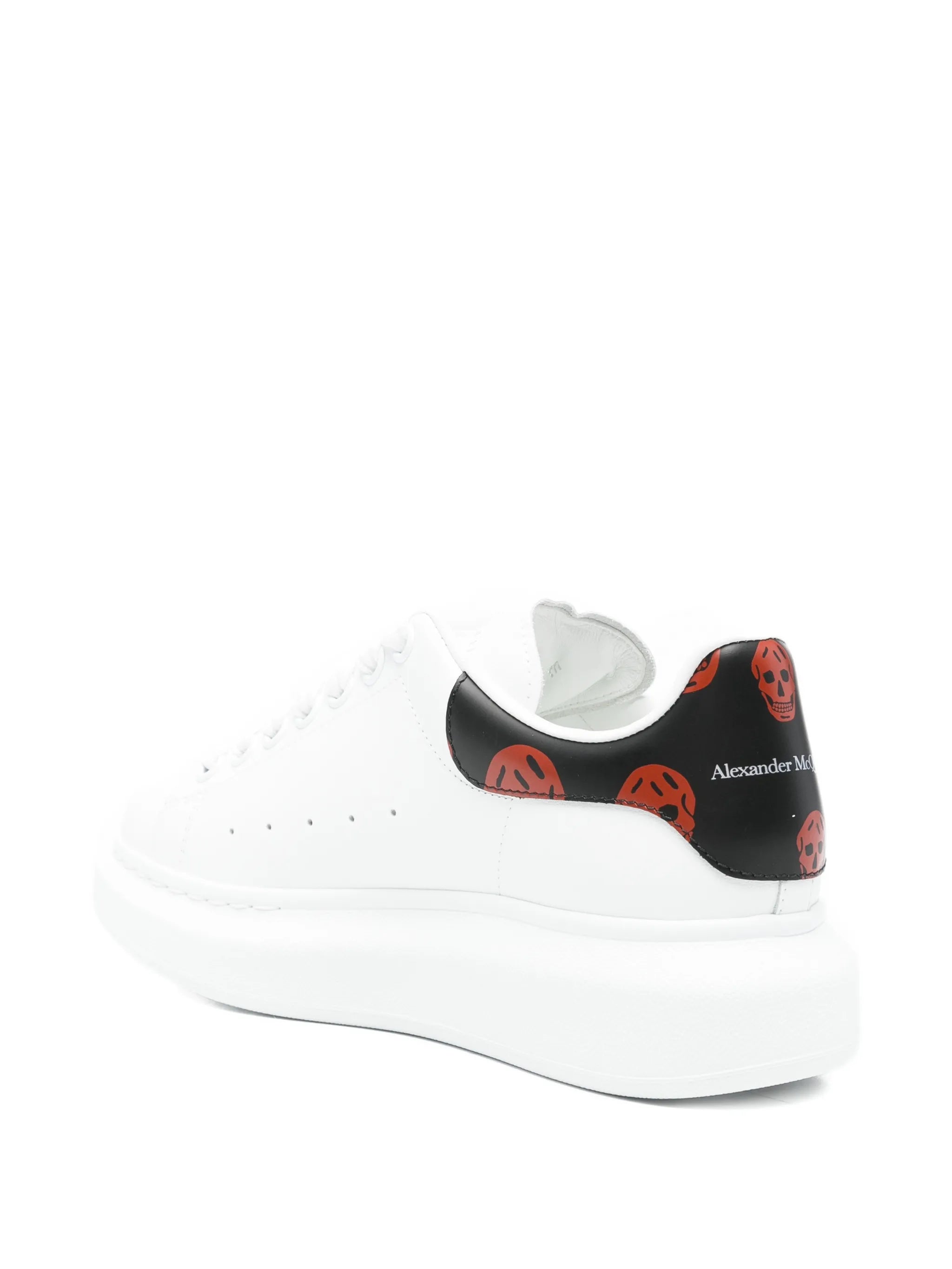Alexander McQueen Alexander Mcqueen Oversized Low-top Skull-details Sneakers, view 2