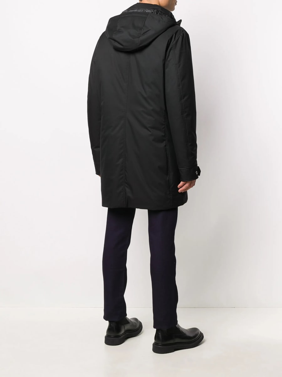Moorer Moorer Hooded Parka Coat, view 4
