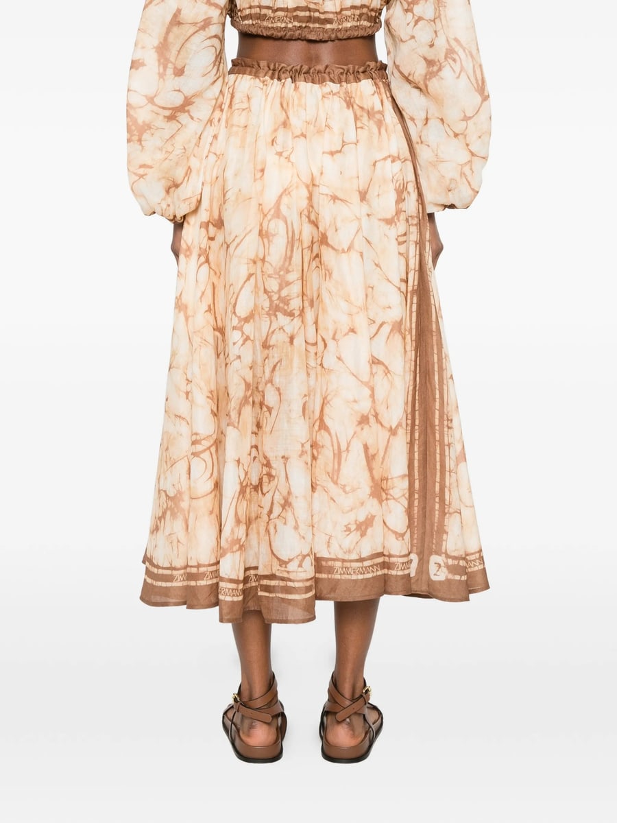 Zimmermann Zimmermann Indra Midi Skirt, view 3
