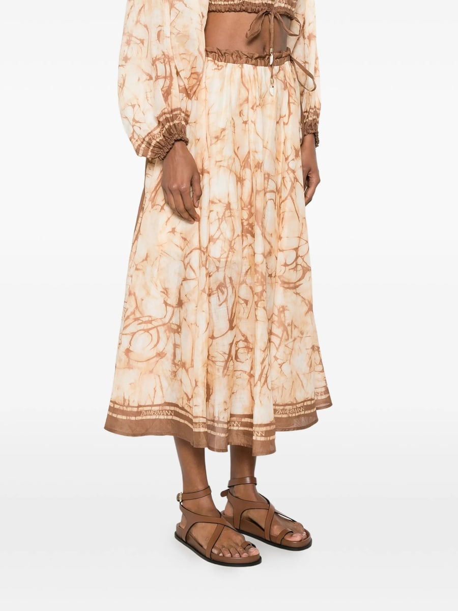 Zimmermann Zimmermann Indra Midi Skirt, view 5