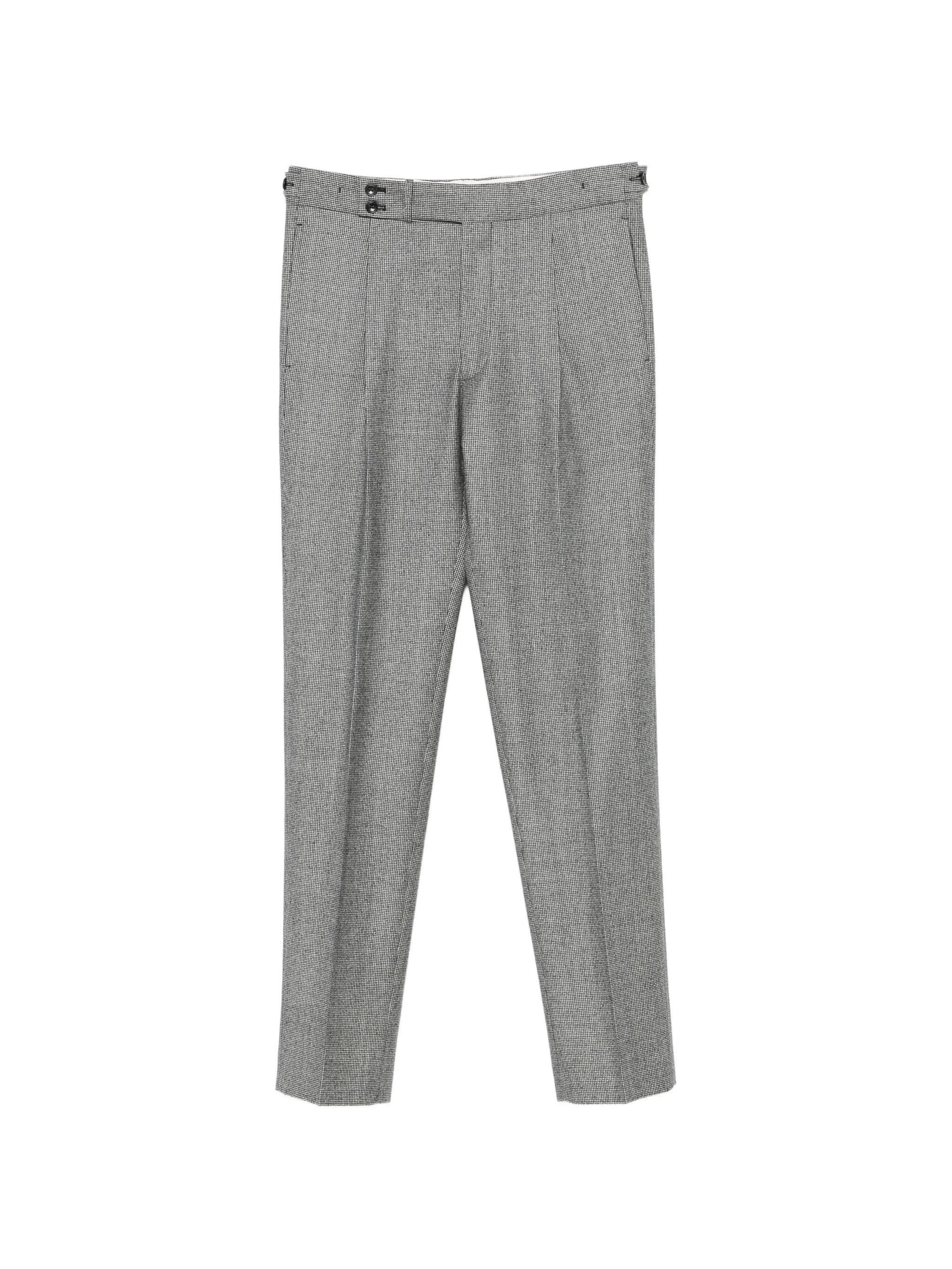Tagliatore Tagliatore Brandon Houndstooth Pleated Trousers