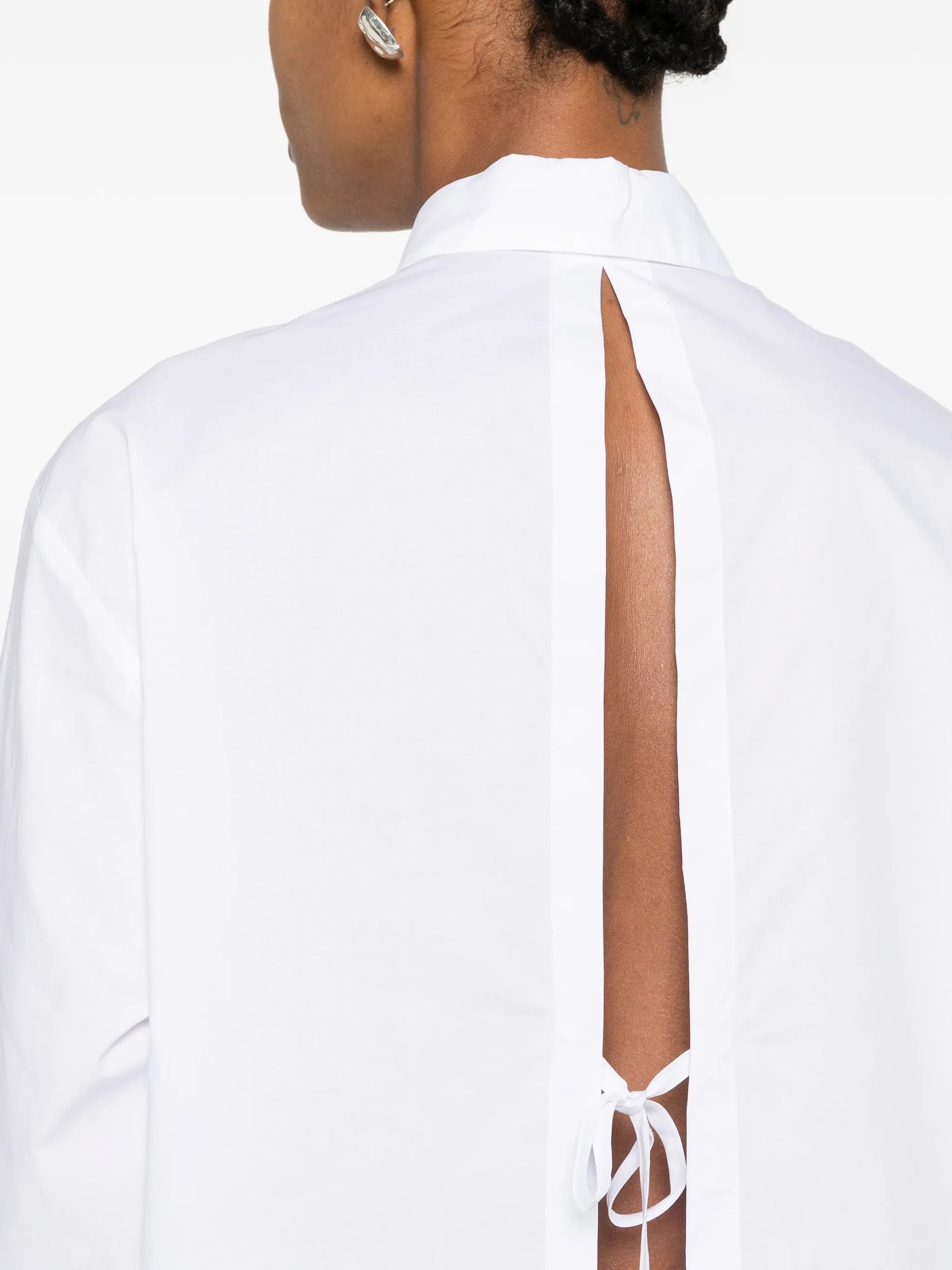The Nina Studio The Nina Studio Buttoned Tie-fastening Shirt