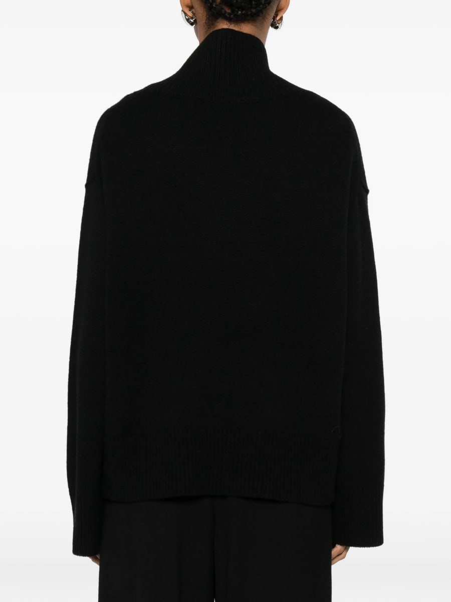 Soft Goat Soft Goat Roll-neck Ribbed-trim Sweater, view 2