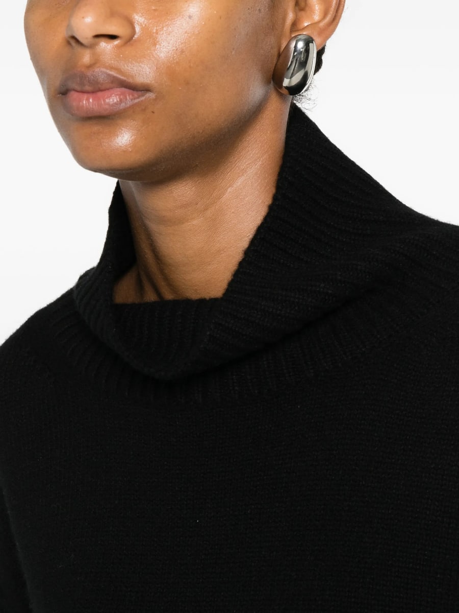 Soft Goat Soft Goat Roll-neck Ribbed-trim Sweater, view 5