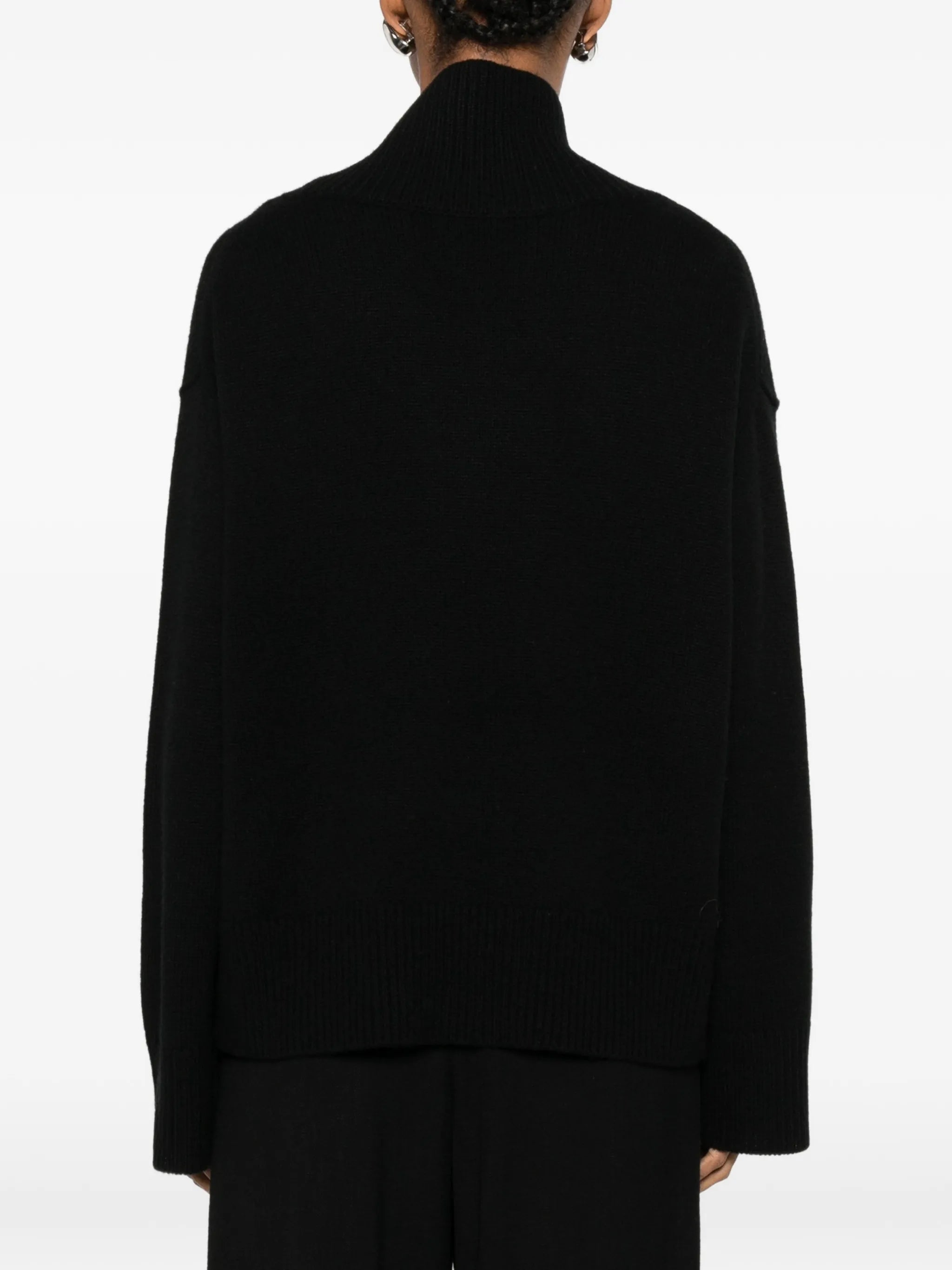 Soft Goat Soft Goat Roll-neck Ribbed-trim Sweater, view 2