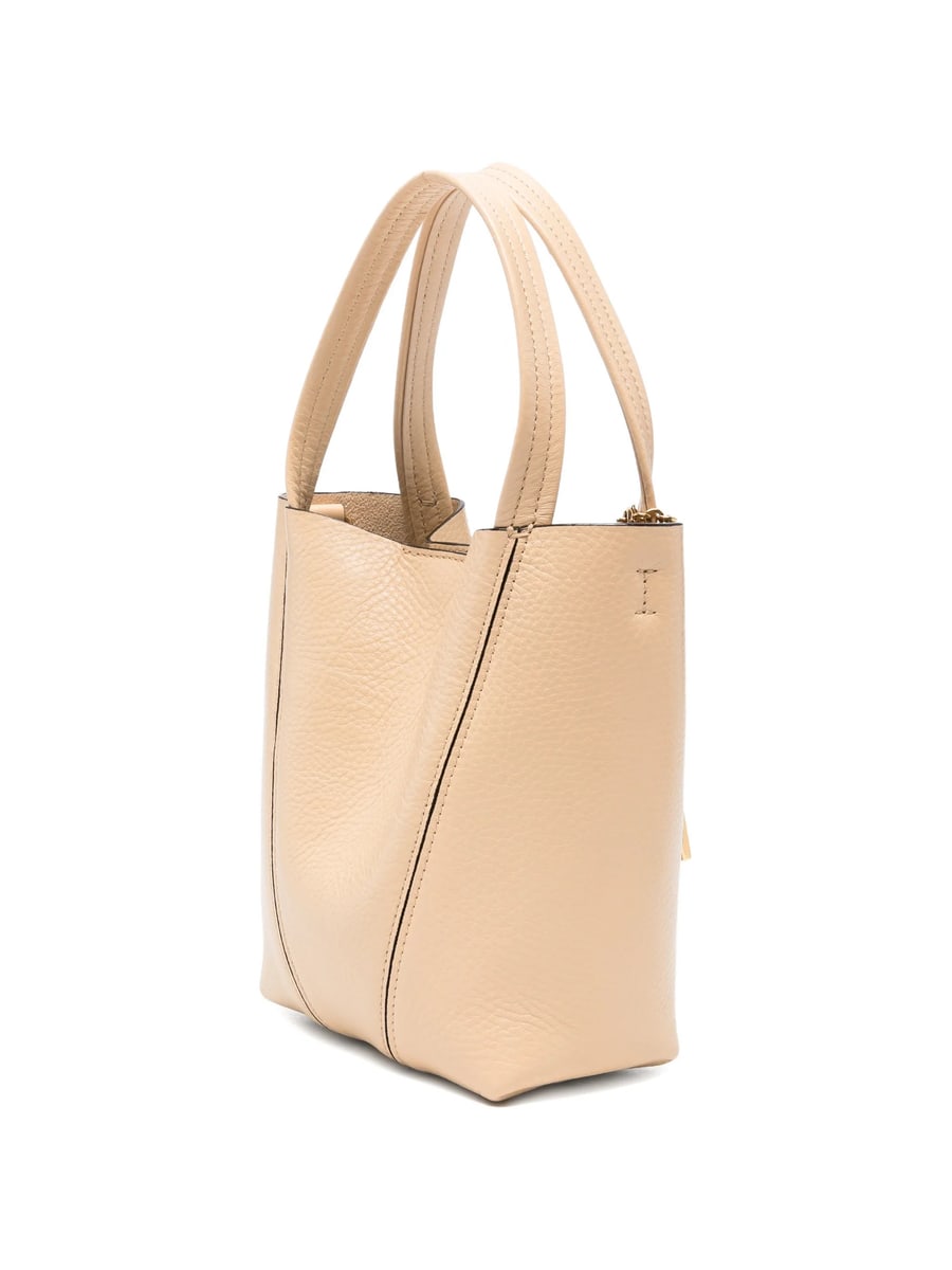 Chloé Chloé Small Ring-detail Leather Rtote Bag, view 3