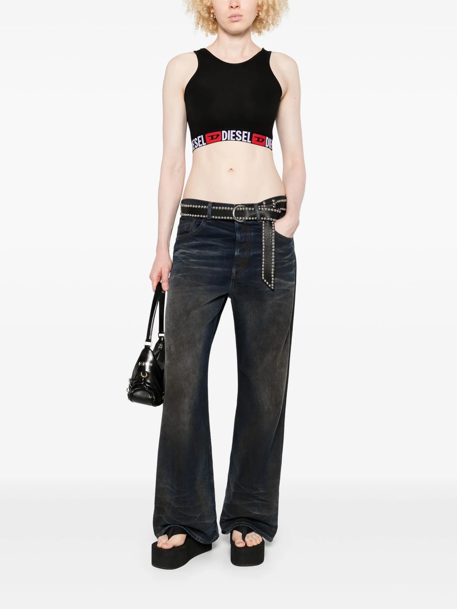 Diesel Diesel Sandra-D-Core Cropped Top, view 4