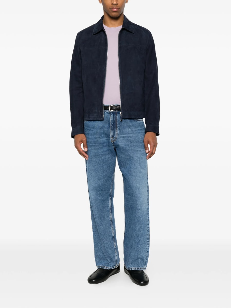 Zegna Zegna Suede Zip-up Jacket, view 5