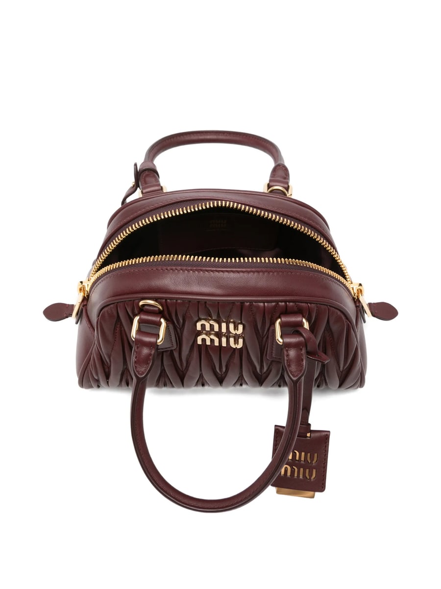 Miu Miu Miu Miu Matelassé Leather Shoulder Bag, view 3