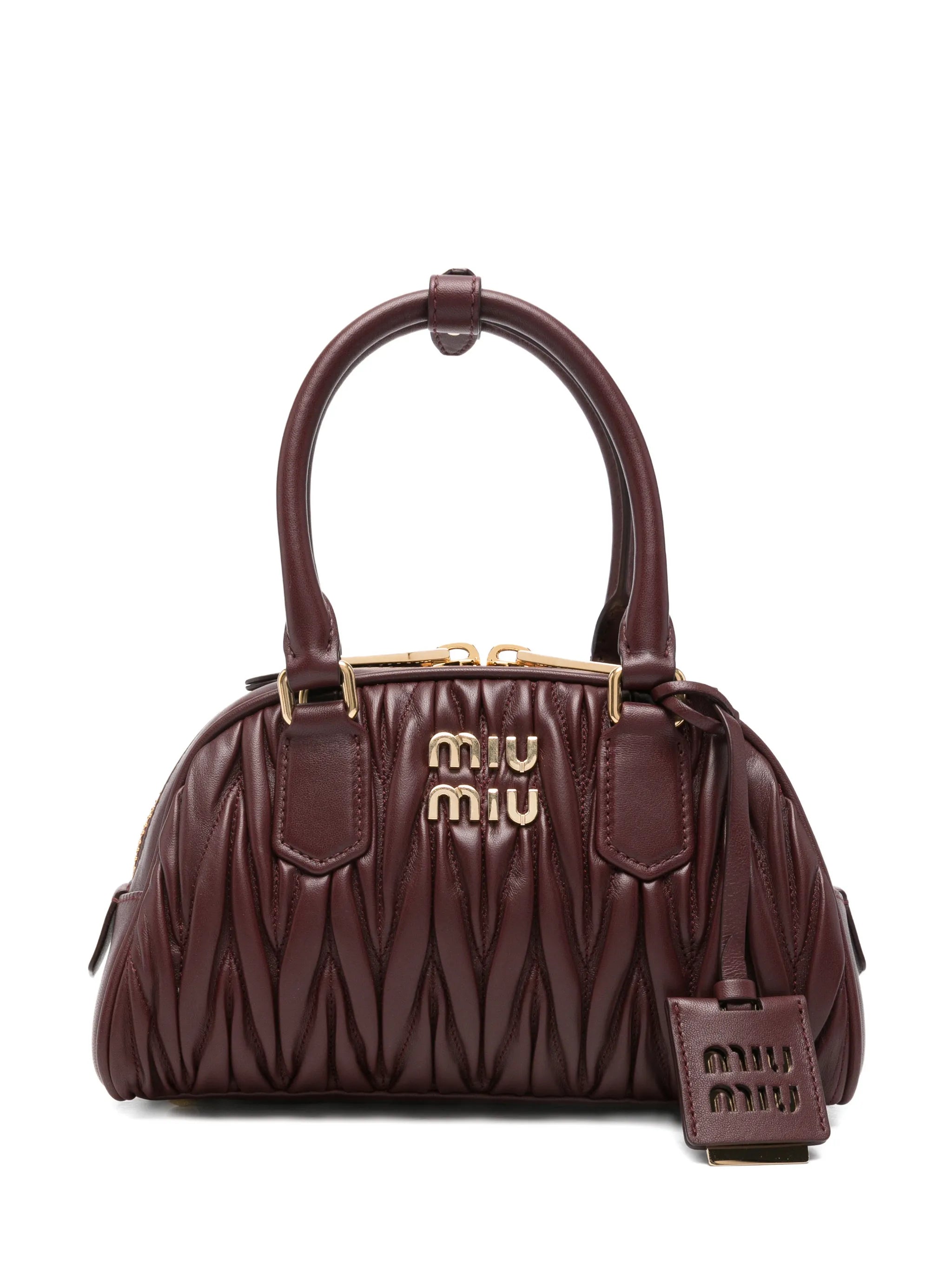 Miu Miu Miu Miu Matelassé Leather Shoulder Bag