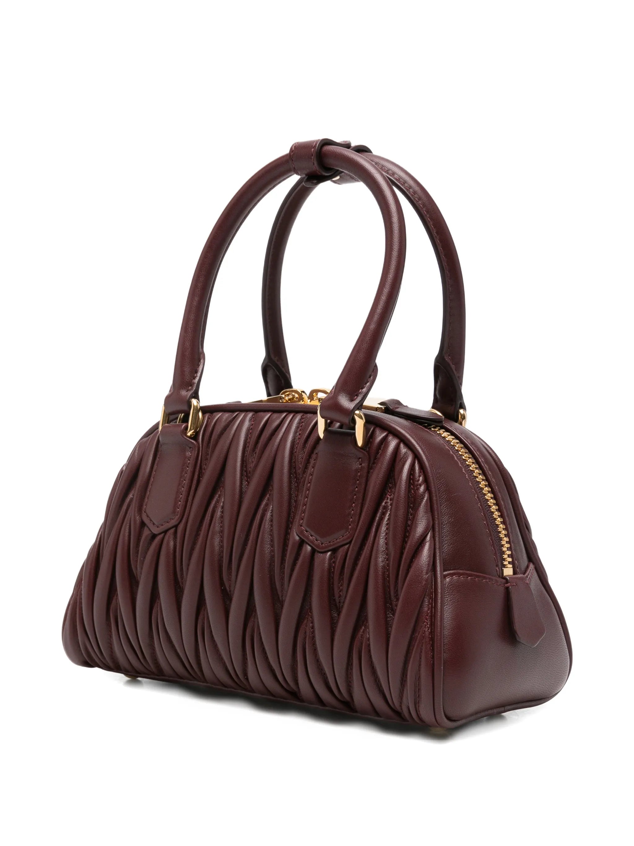 Miu Miu Miu Miu Matelassé Leather Shoulder Bag, view 2