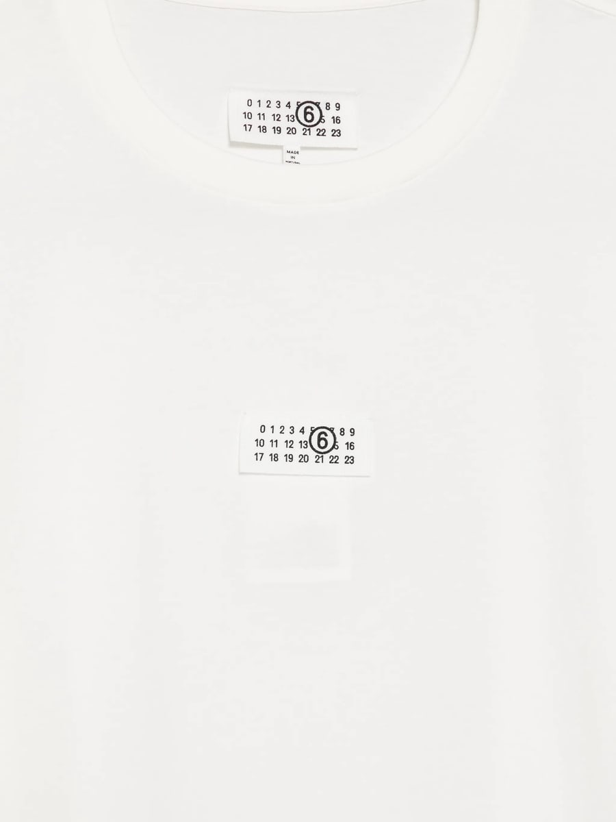 MM6 Maison Margiela Mm6 Maison Margiela Logo-pach T-shirt, view 3