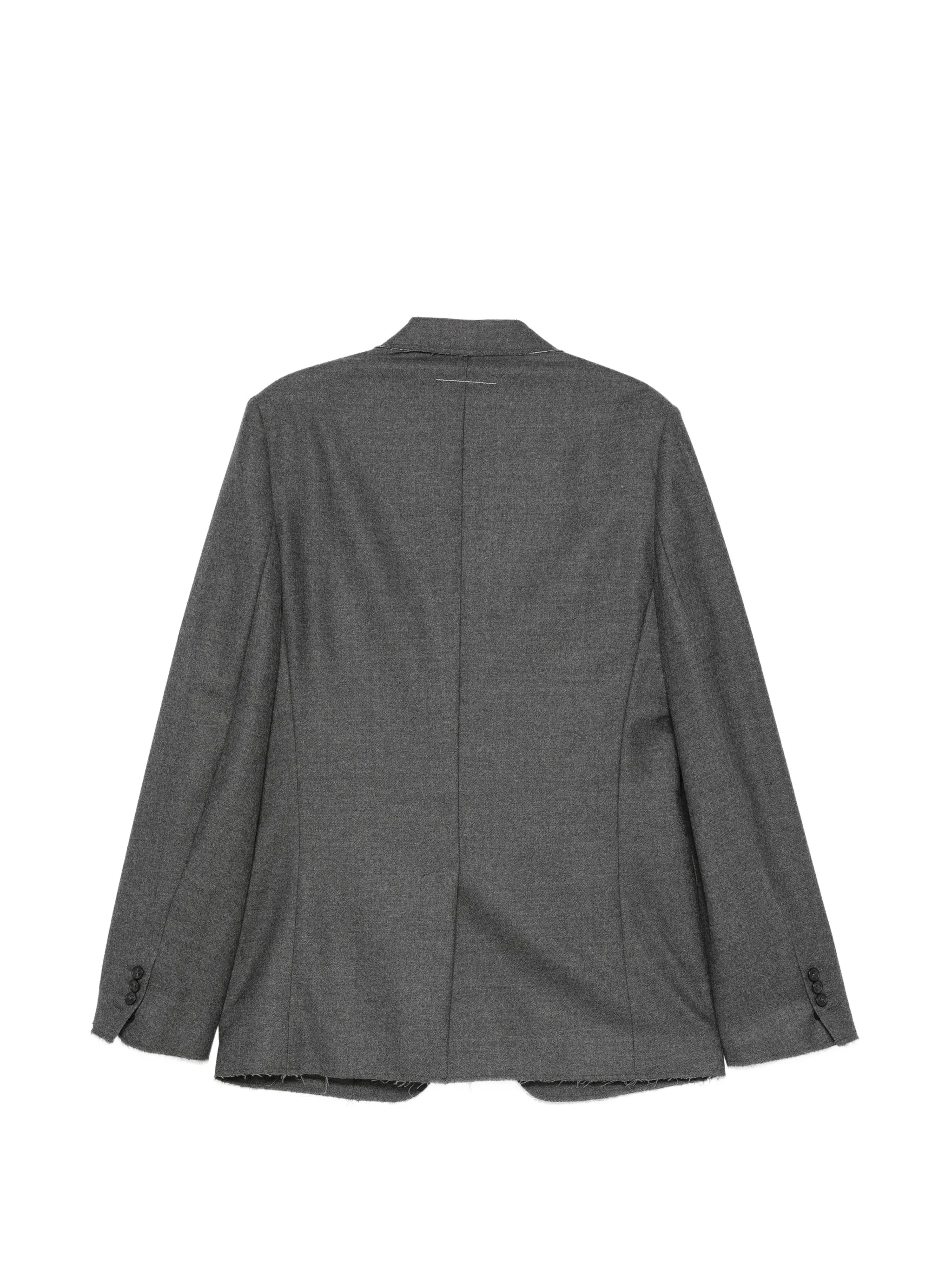 MM6 Maison Margiela Mm6 Maison Margiela Frayed-edge Blazer, view 2