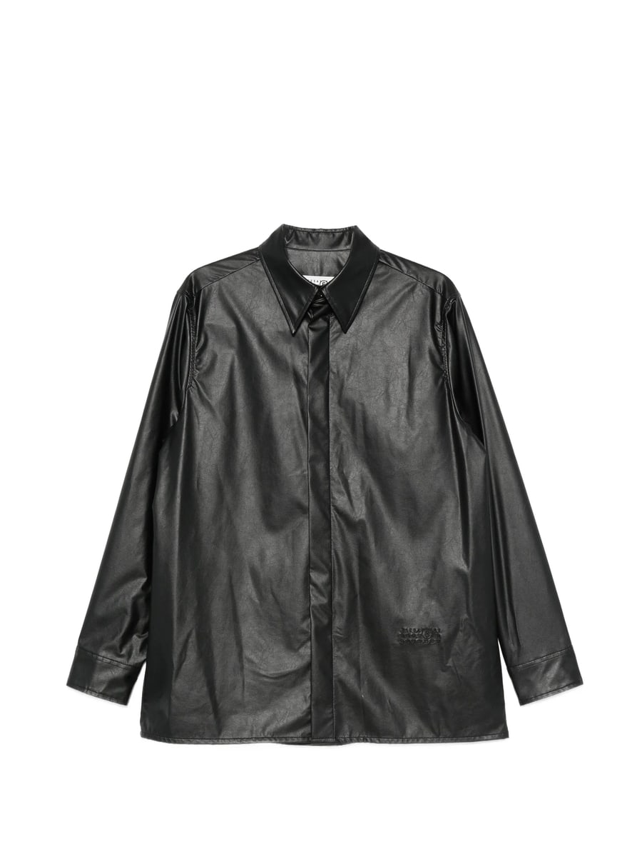 MM6 Maison Margiela Mm6 Maison Margiela Logo-embossed Shirt