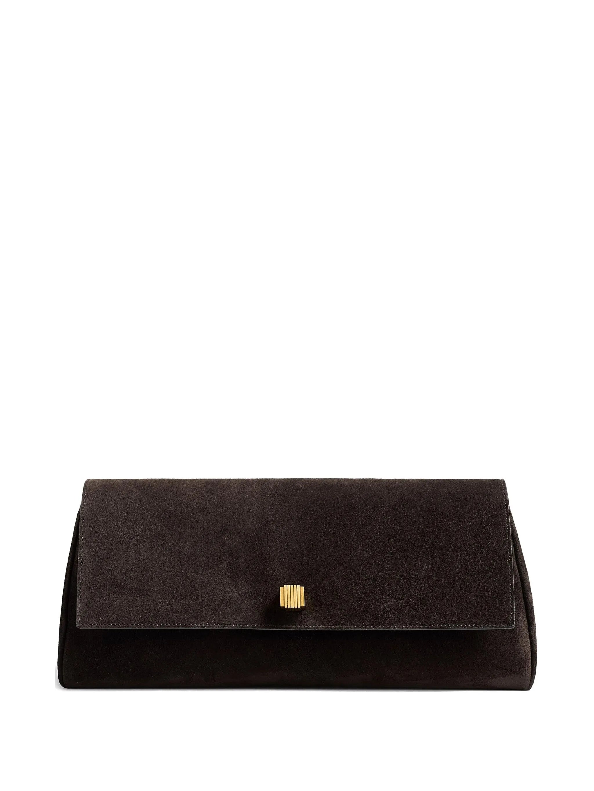 Khaite Khaite Audrey Suede Clutch Bag