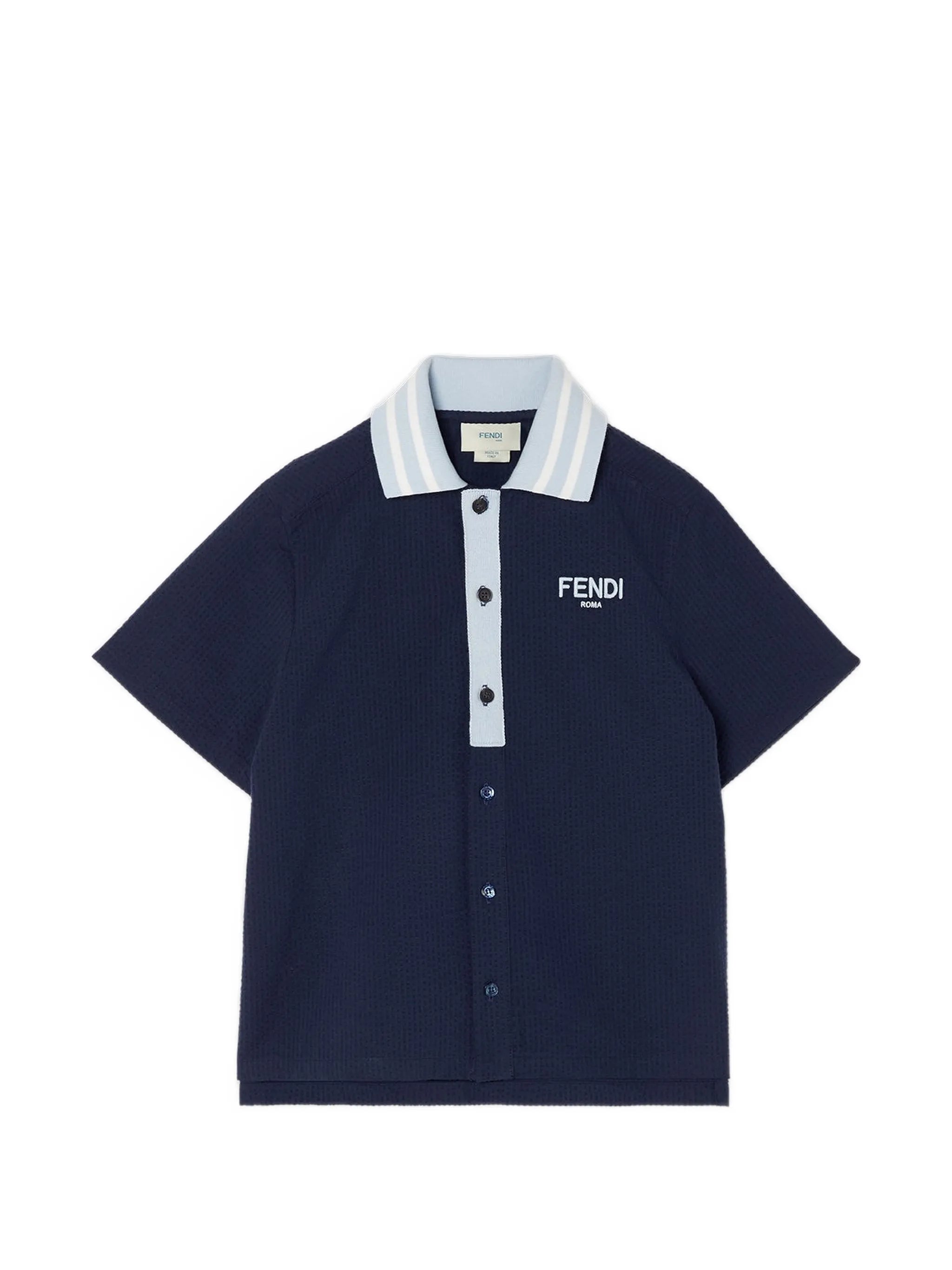 Fendi Fendi Logo-embroidered Polo Shirt