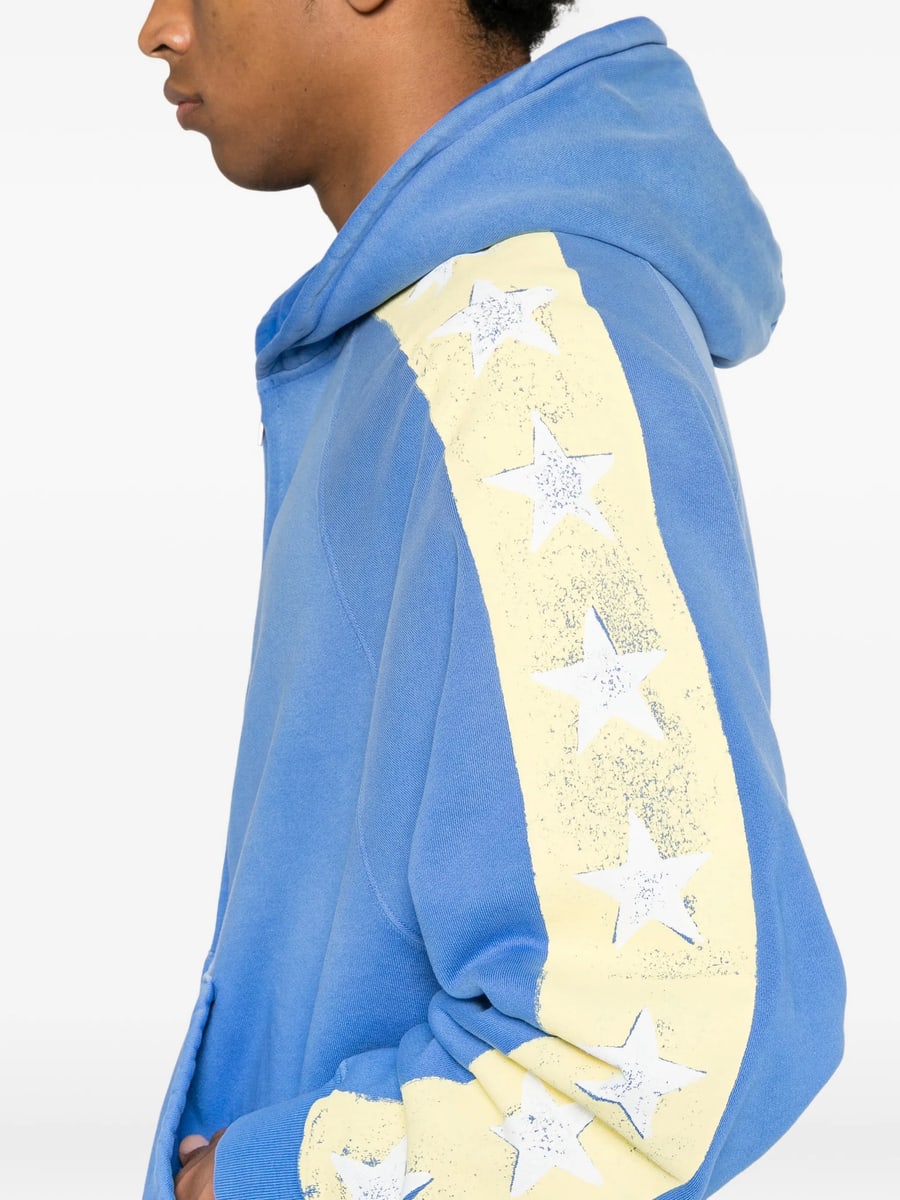 Secnd Slf Secnd Slf Star-print Zip-up Hoodie, view 3
