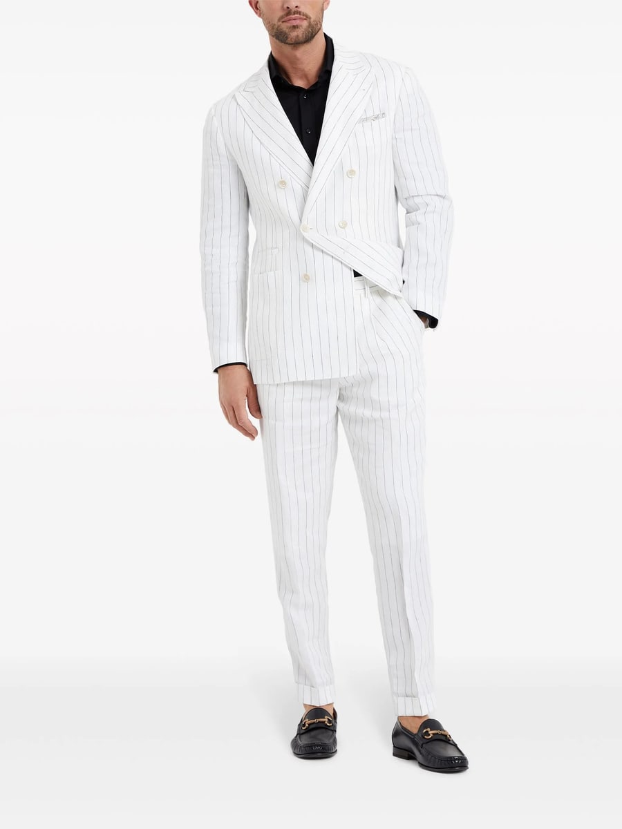 Brunello Cucinelli Brunello Cucinelli Spread-collar Cotton Shirt, view 5