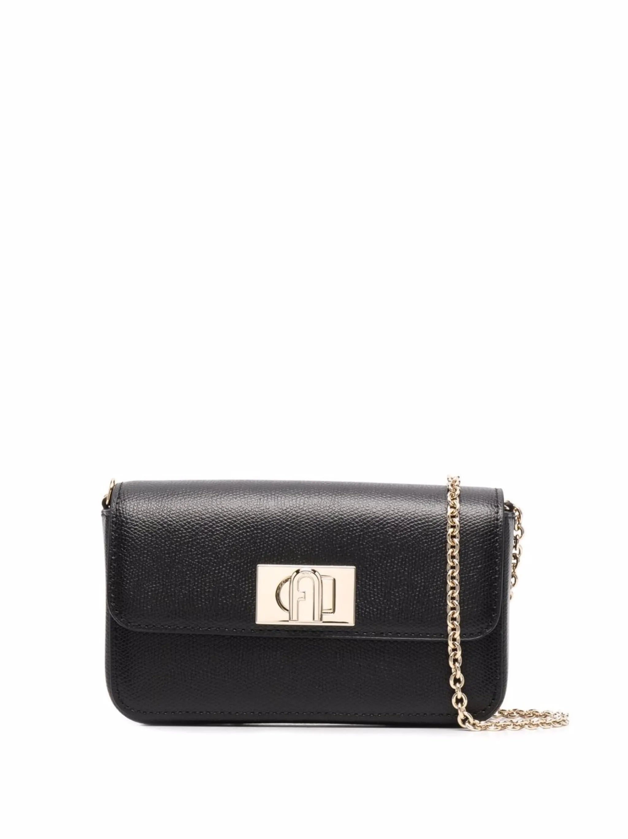Furla Furla Foldover Leather Satchel Bag