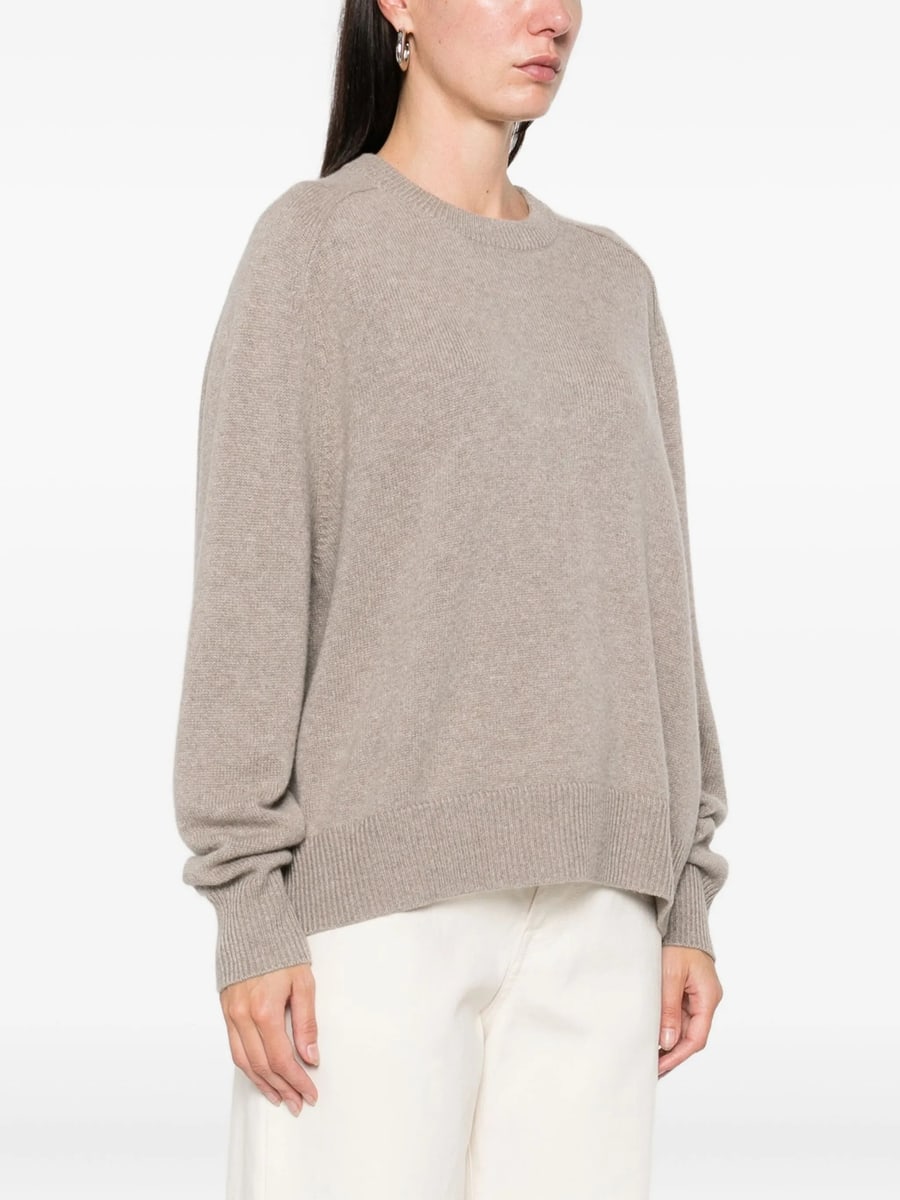 Soft Goat Soft Goat Boyfriend Ribbed Crew-neck Knitwear, view 2