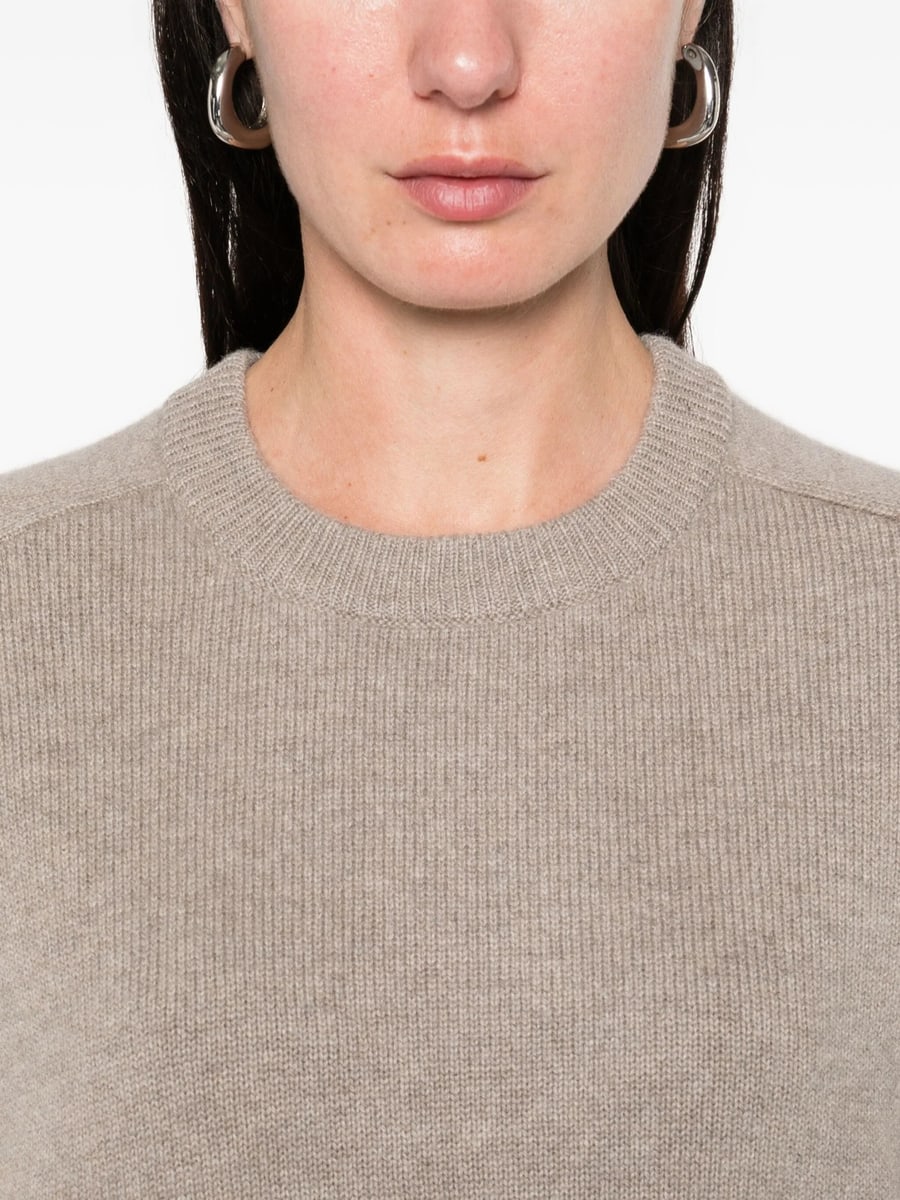 Soft Goat Soft Goat Boyfriend Ribbed Crew-neck Knitwear, view 5