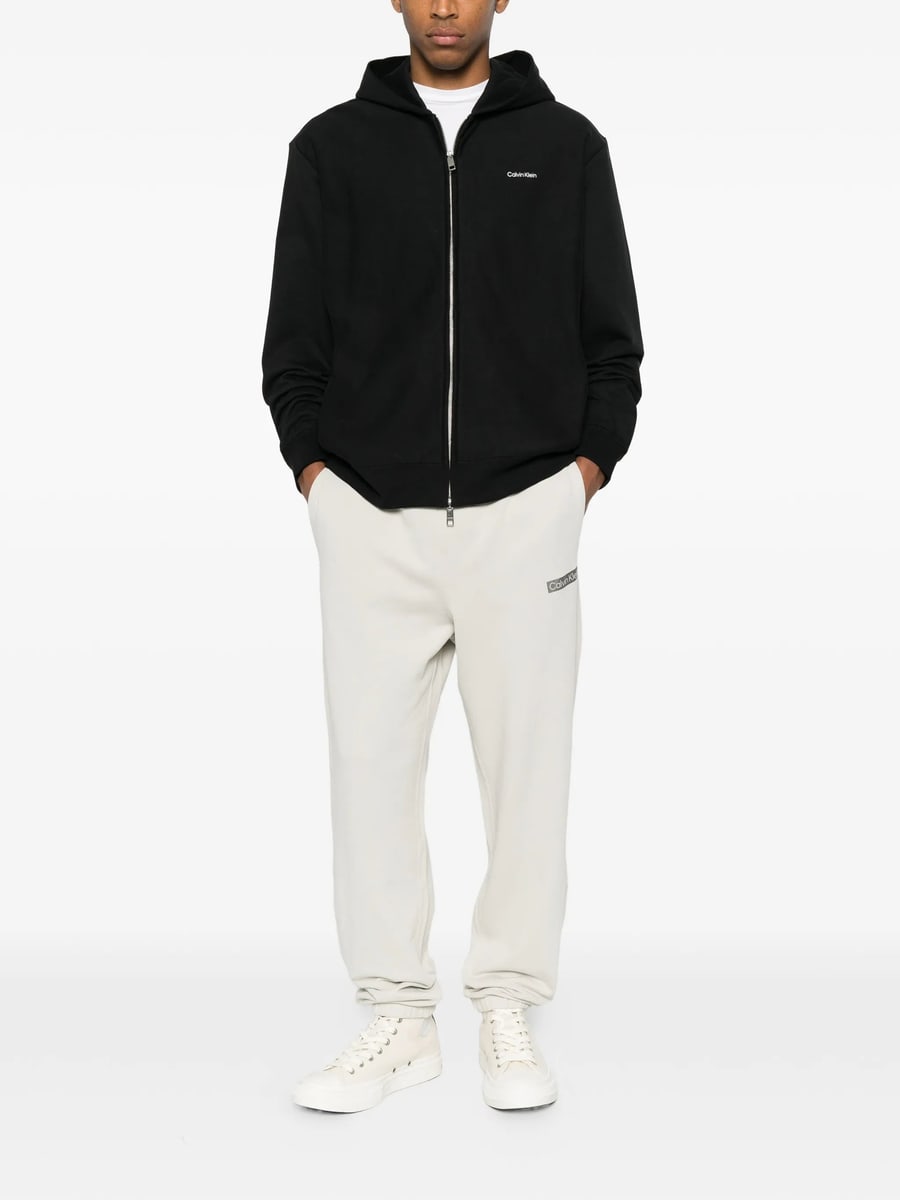 Calvin Klein Calvin Klein Embroidered-logo Zip-up Hoodie, view 5