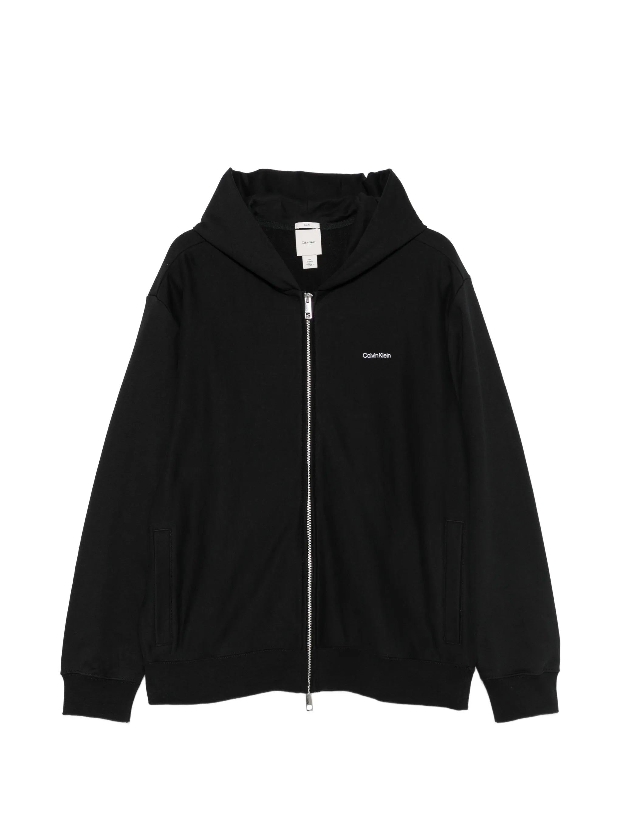 Calvin Klein Calvin Klein Embroidered-logo Zip-up Hoodie