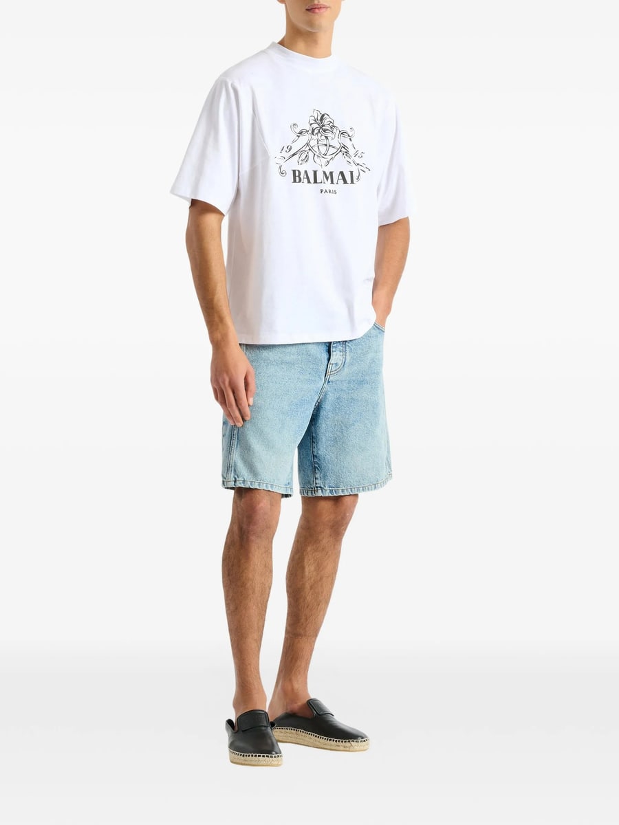 Balmain Balmain Printed Balmain Vine T-shirt, view 2