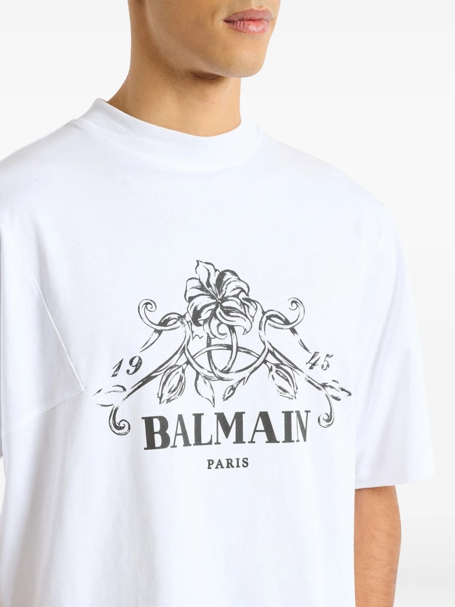 Balmain Balmain Printed Balmain Vine T-shirt, view 3